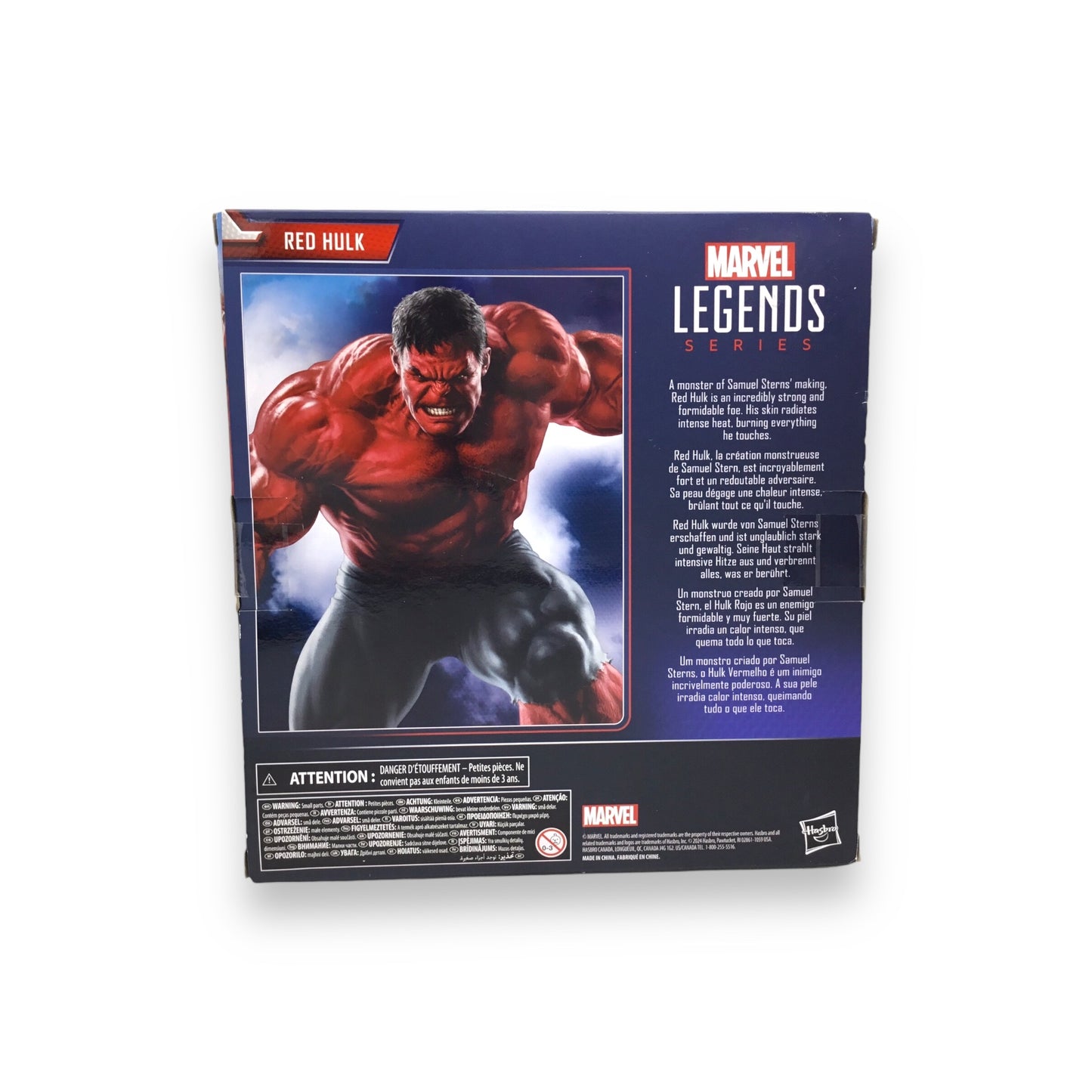 Marvel Legends Red Hulk Action Figure – Captain America: Brave New World Series by Hasbro (6-Inch Scale)