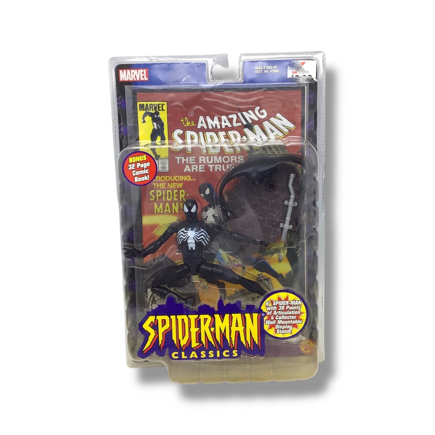 Marvel Legends - Spider-Man (Black Costume) | Spider Man Classics