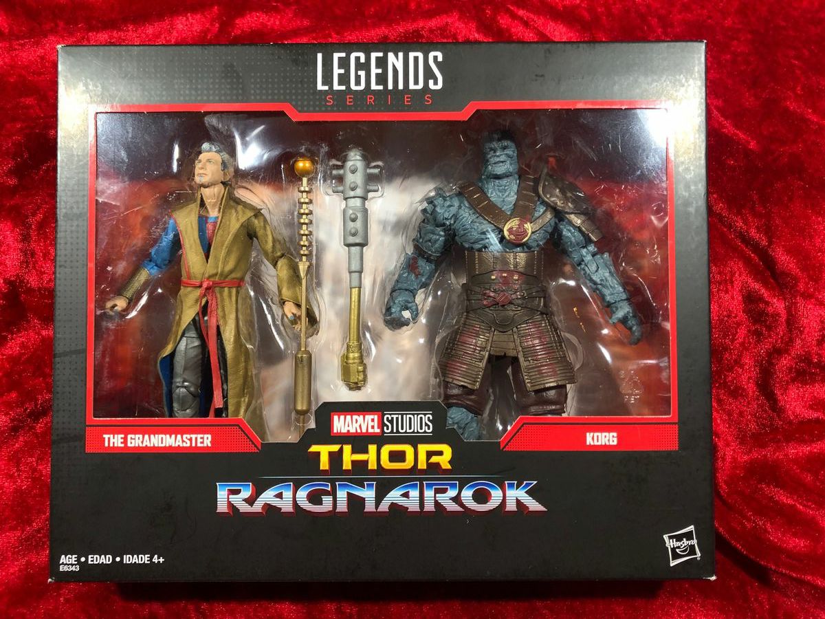 Marvel Legends 6 Thor Ragnarok The Grandmaster And Korg 2-Pack Video  Review And Images