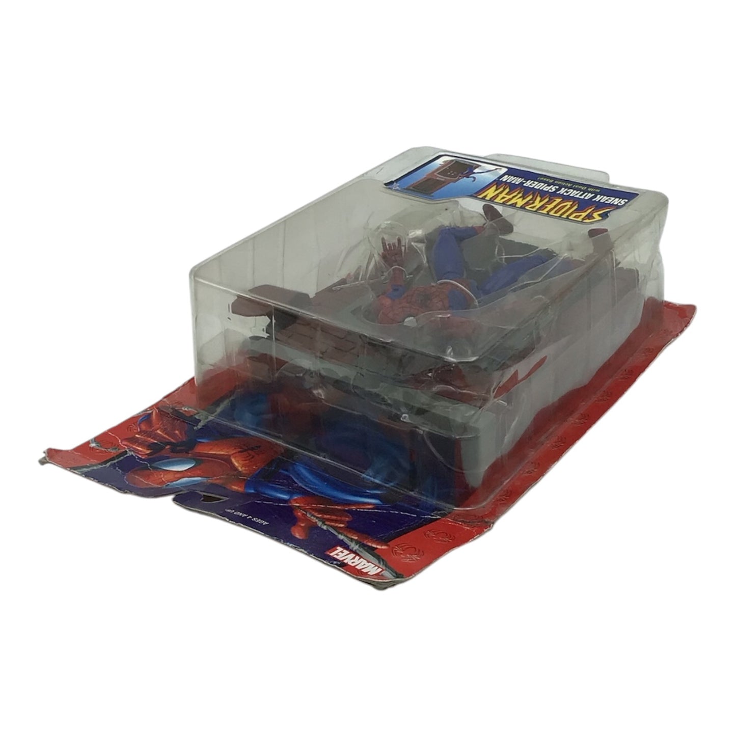 Marvel Sneak Attack Spider-Man w/ Dual Action Base Action Figure (2004)