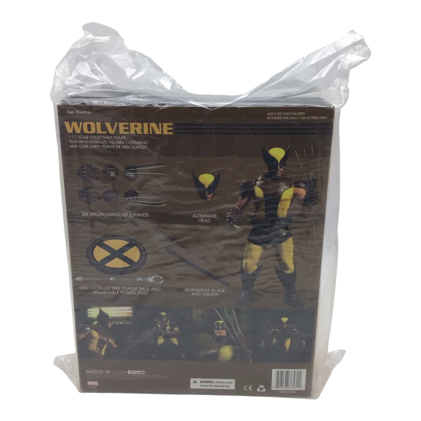 Marvel Wolverine Brown Suit - Mezco Toyz One:12 Collective 2017