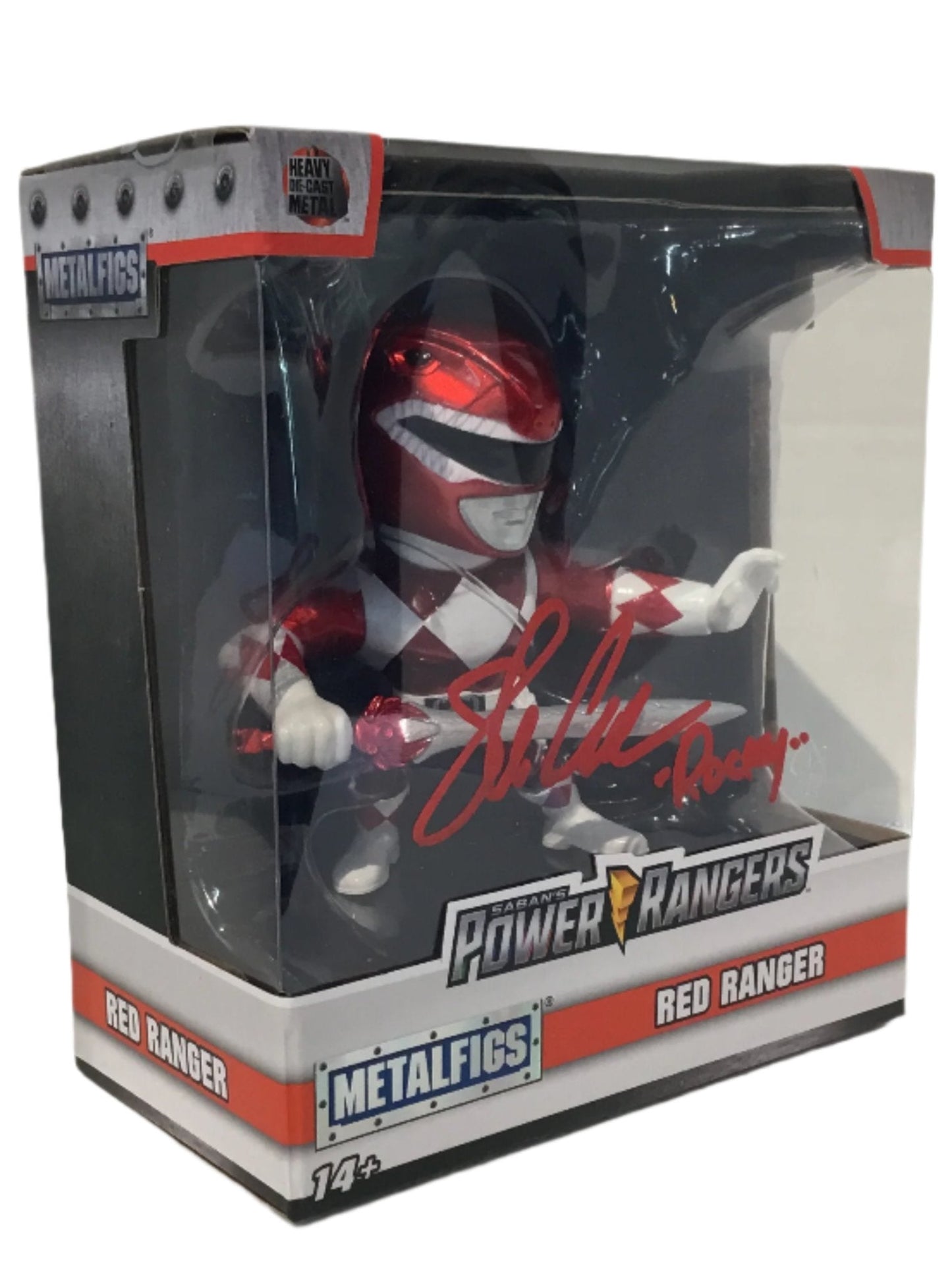 Metalfigs by Jada Toys - Saban's Power Rangers Red Ranger - Signed by Steve Cardenas!