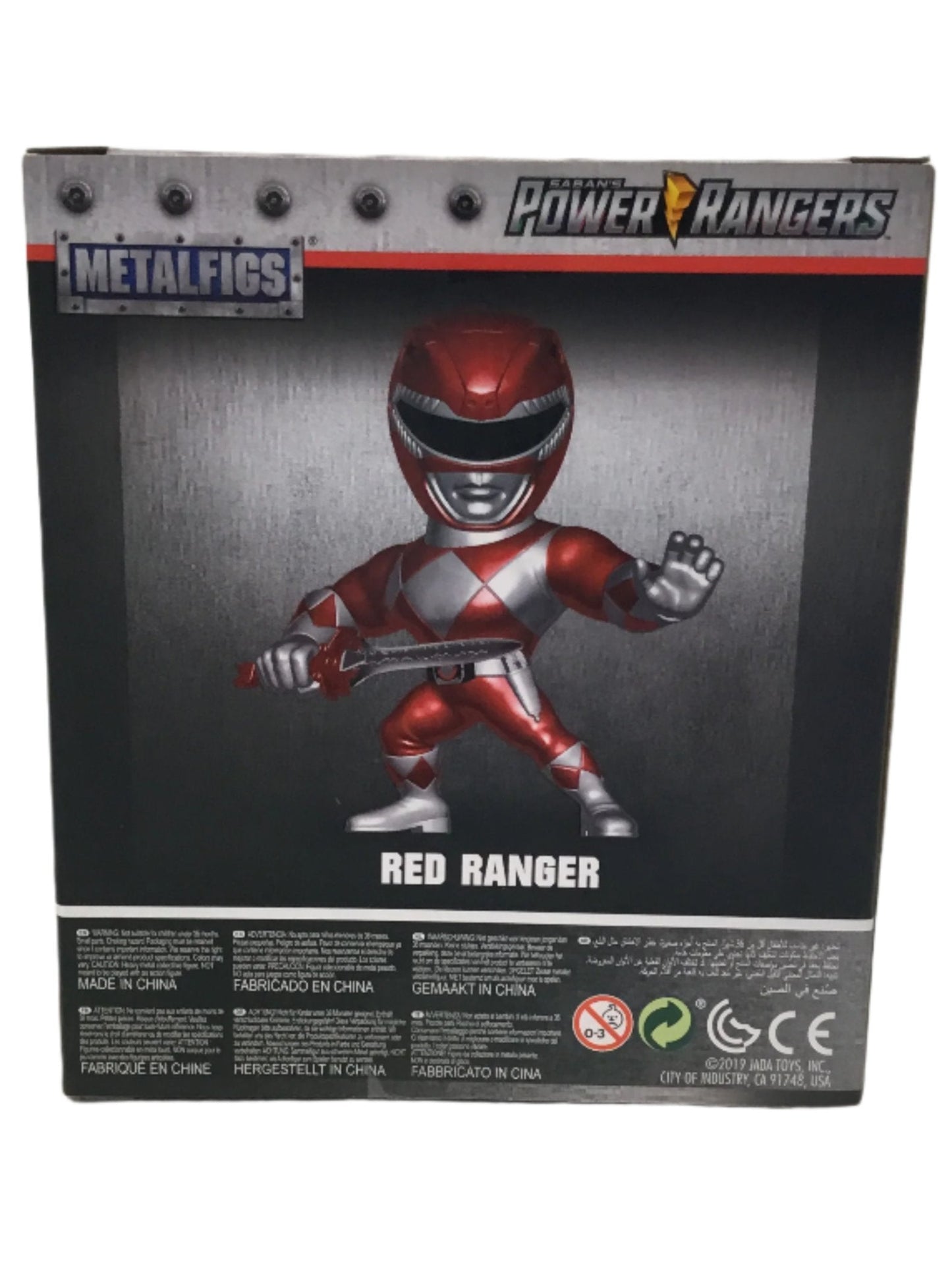 Metalfigs by Jada Toys - Saban's Power Rangers Red Ranger - Signed by Steve Cardenas!