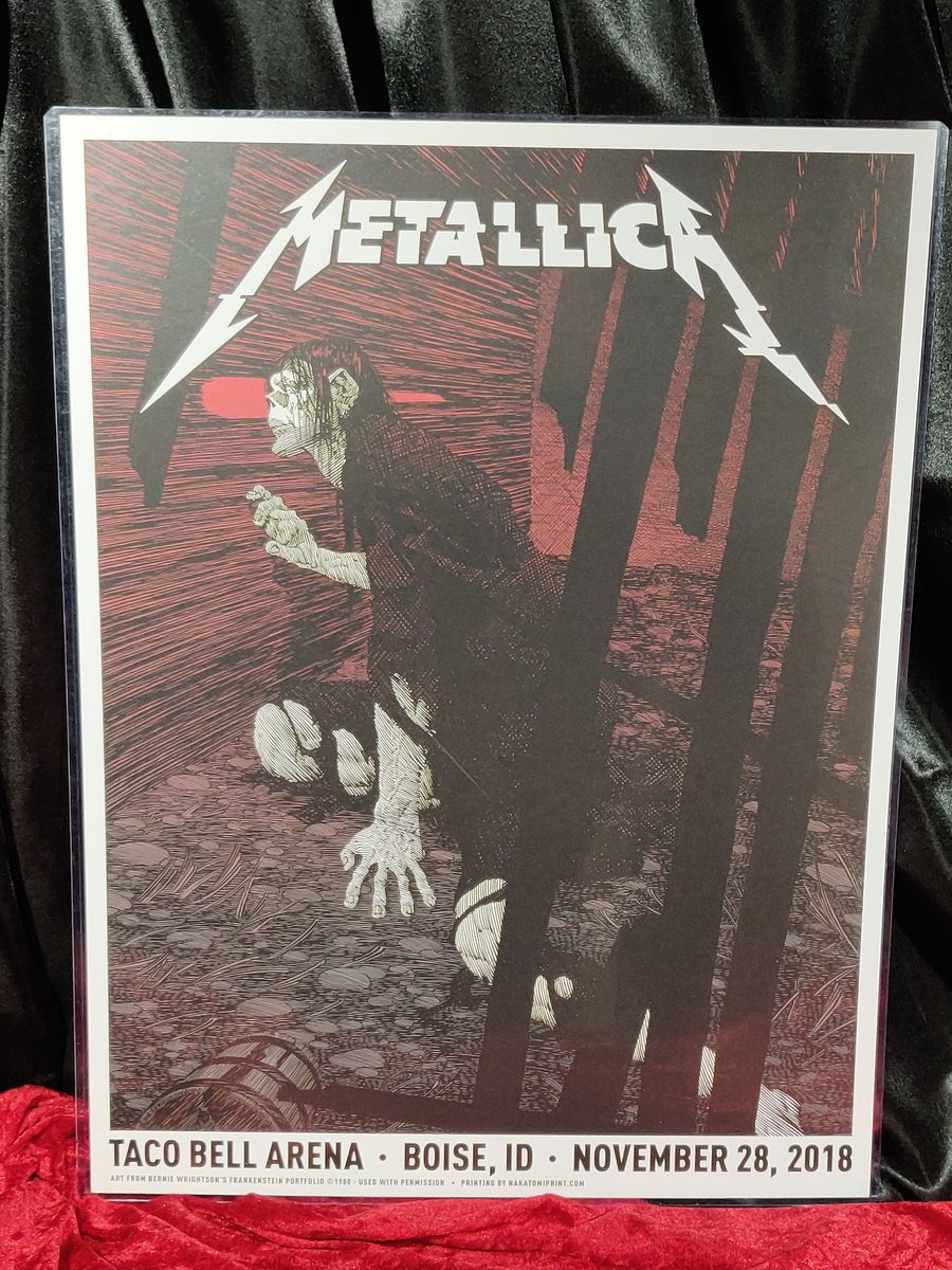 metallica concert poster