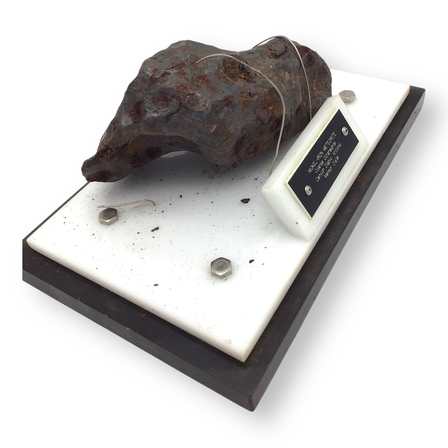 Meteorite, Canyon Diablo, Arizona, 1356G, John A. Lednicky Estate