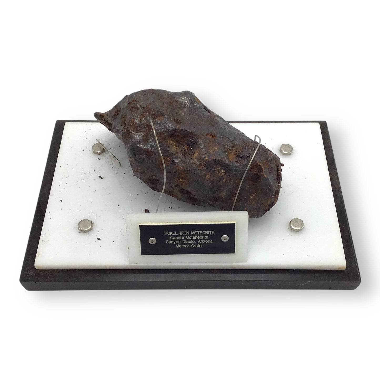 Meteorite, Canyon Diablo, Arizona, 1356G, John A. Lednicky Estate