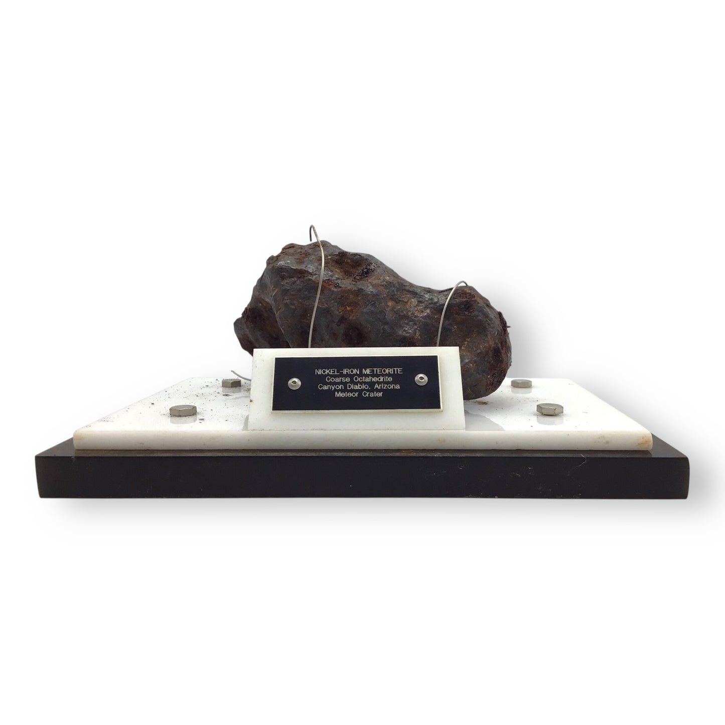 Meteorite, Canyon Diablo, Arizona, 1356G, John A. Lednicky Estate