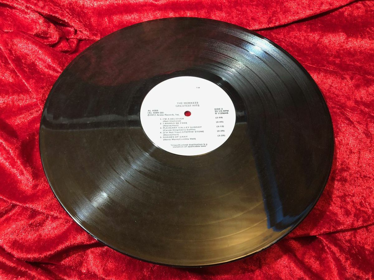 Michael Nesmith- The Monkees Greatest Hits Autographed with JSA Certification