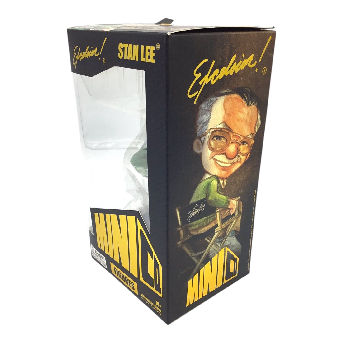 MiniCo Figures Excelsior Stan Lee Green Sweater Variant POW! Entertainment PVC Figure