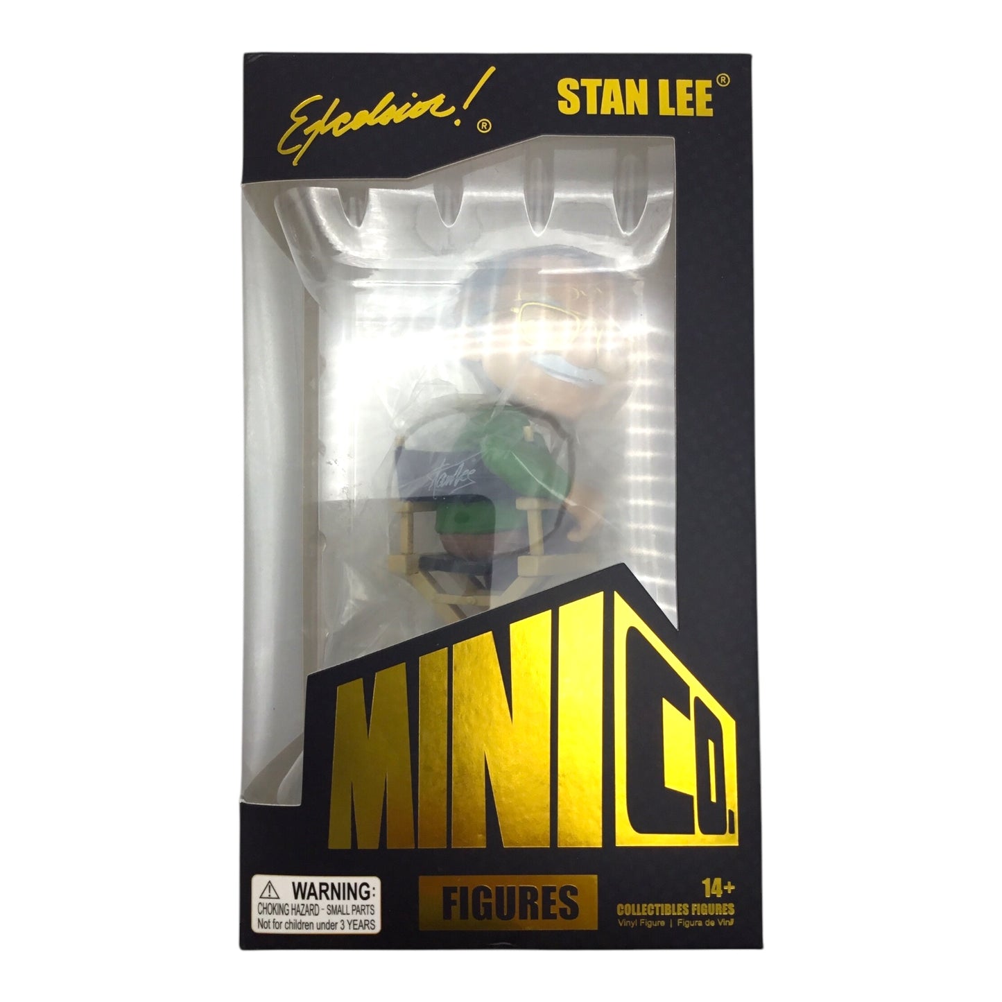 MiniCo Figures Excelsior Stan Lee Green Sweater Variant POW! Entertainment PVC Figure