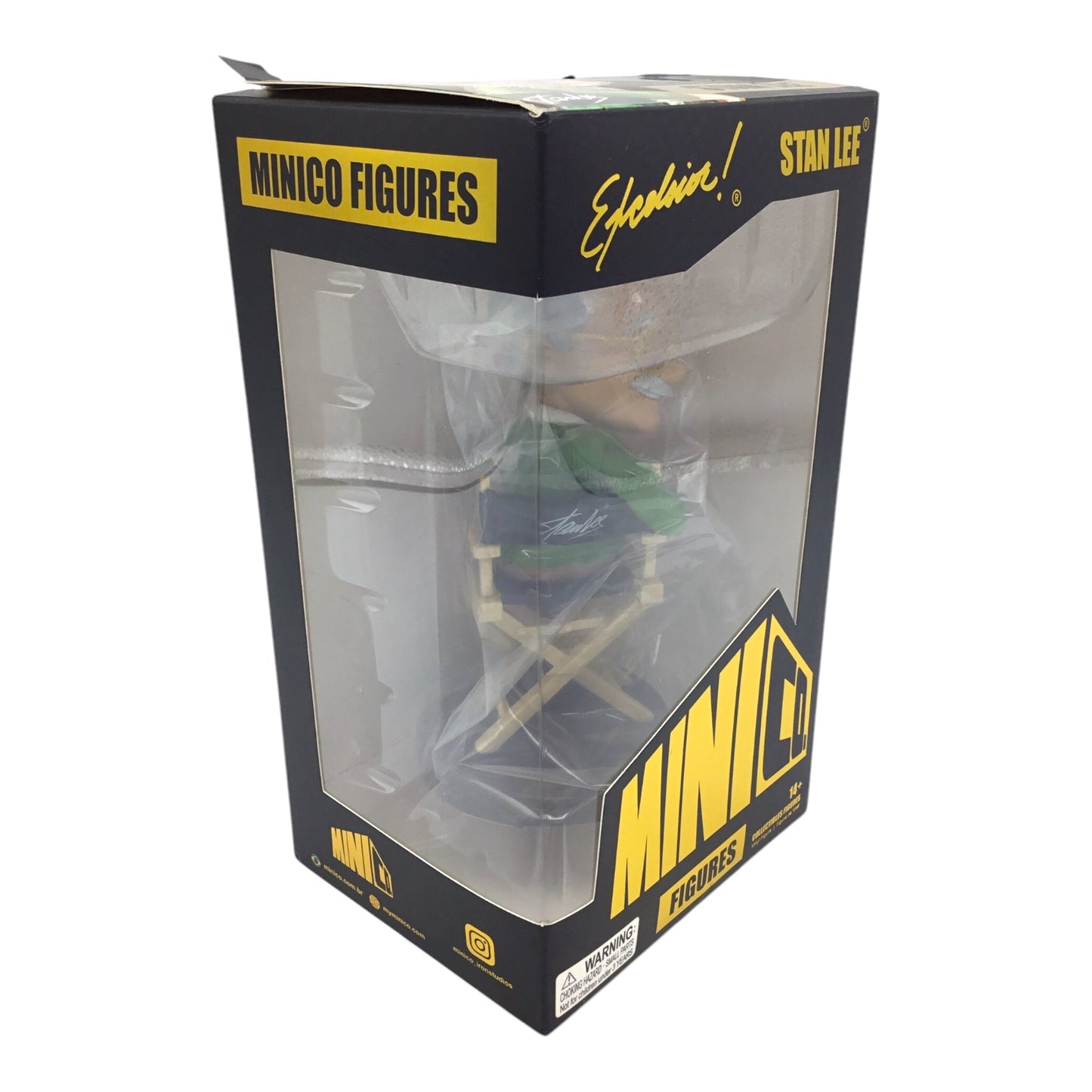 MiniCo Figures Excelsior Stan Lee Green Sweater Variant POW! Entertainment PVC Figure