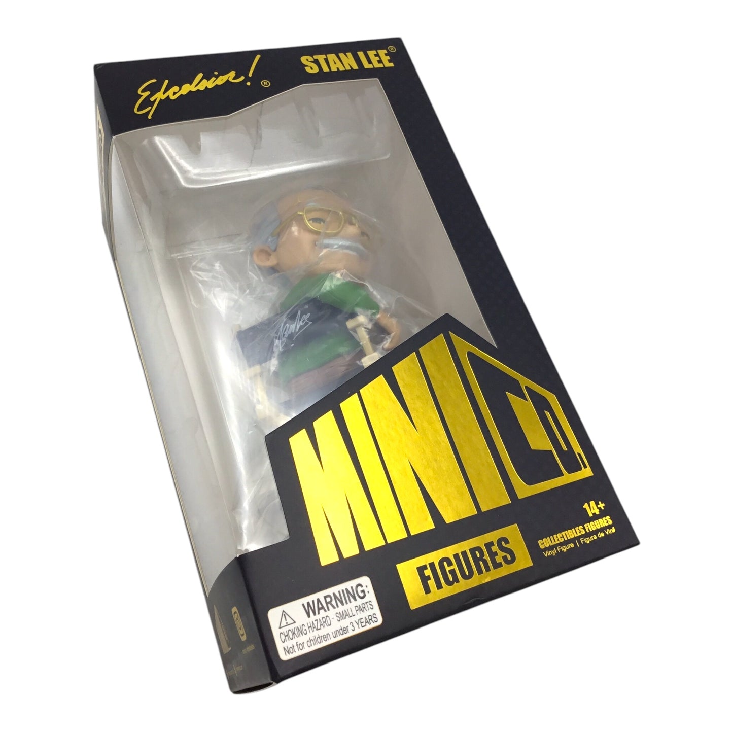 MiniCo Figures Excelsior Stan Lee Green Sweater Variant POW! Entertainment PVC Figure