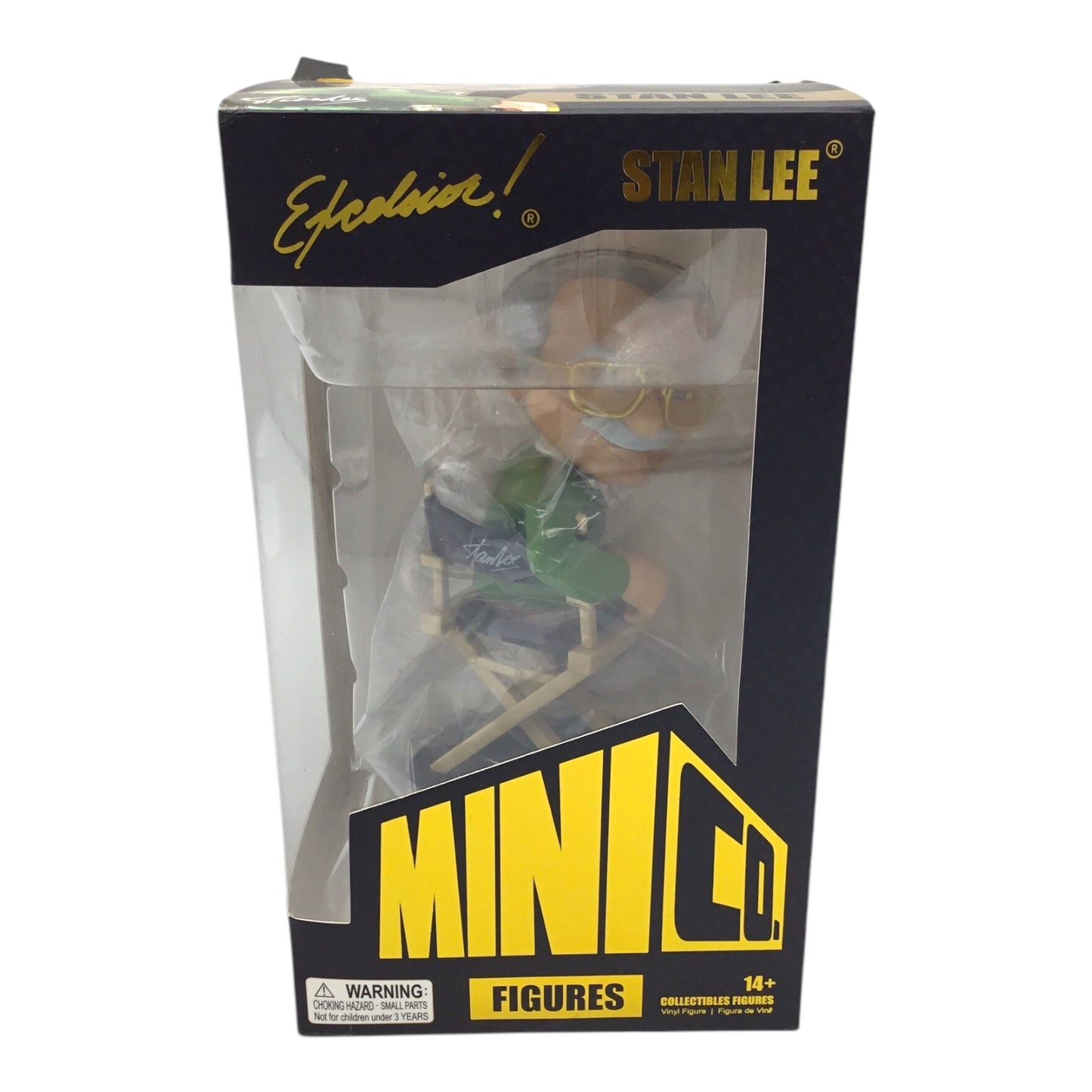 MiniCo Figures Excelsior Stan Lee Green Sweater Variant POW! Entertainment PVC Figure