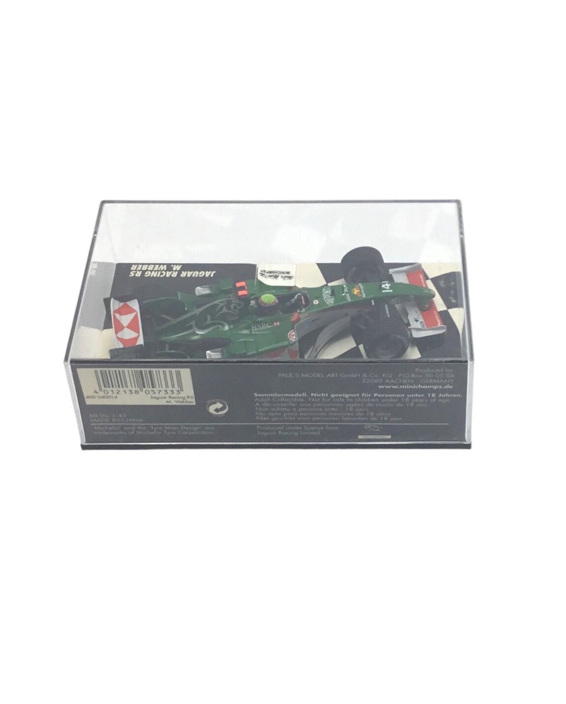 Minichamps 1/43 Jaguar Cosworth R5 Mark Webber - 2004 - 400040014