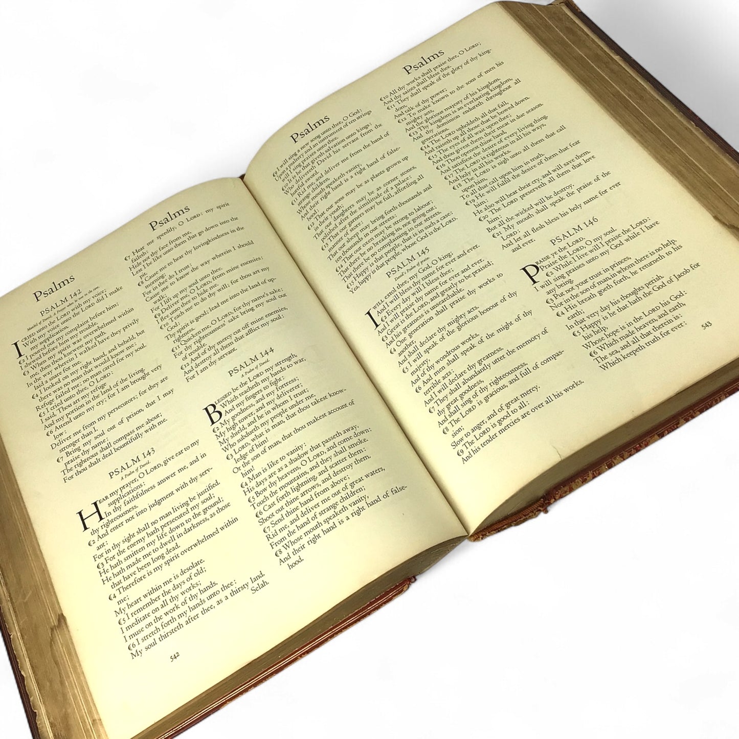 Monumental 1935 King James Oxford Lectern Bible Bruce Rogers Red Goatskin