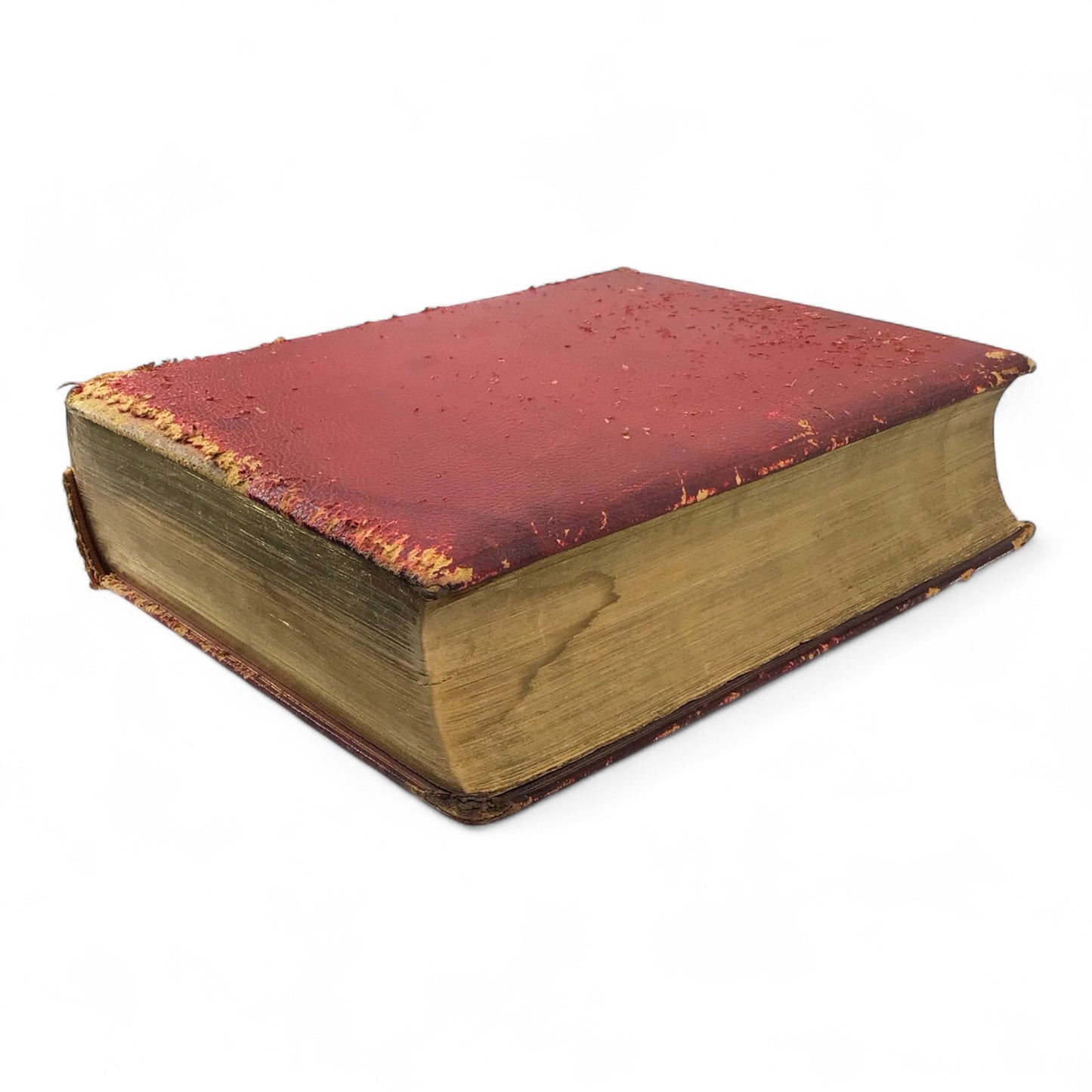 Monumental 1935 King James Oxford Lectern Bible Bruce Rogers Red Goatskin