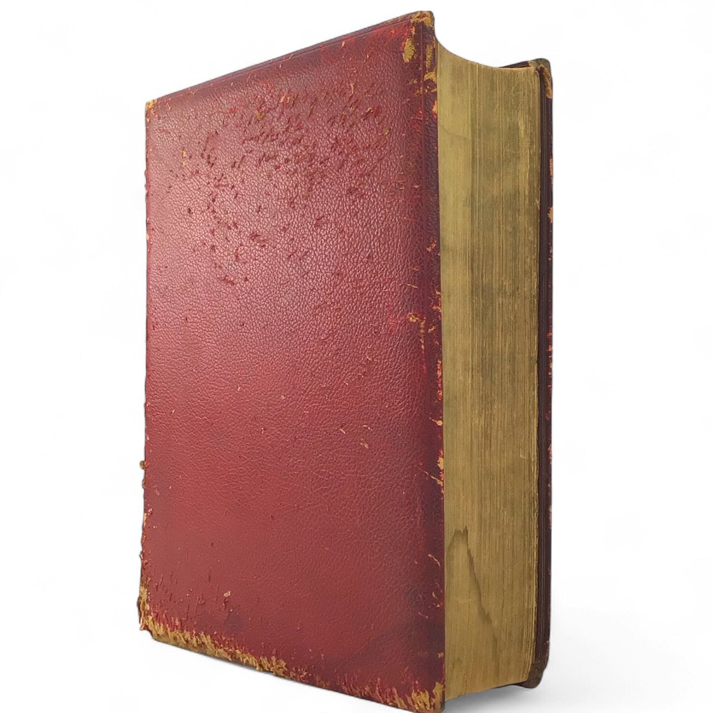 Monumental 1935 King James Oxford Lectern Bible Bruce Rogers Red Goatskin