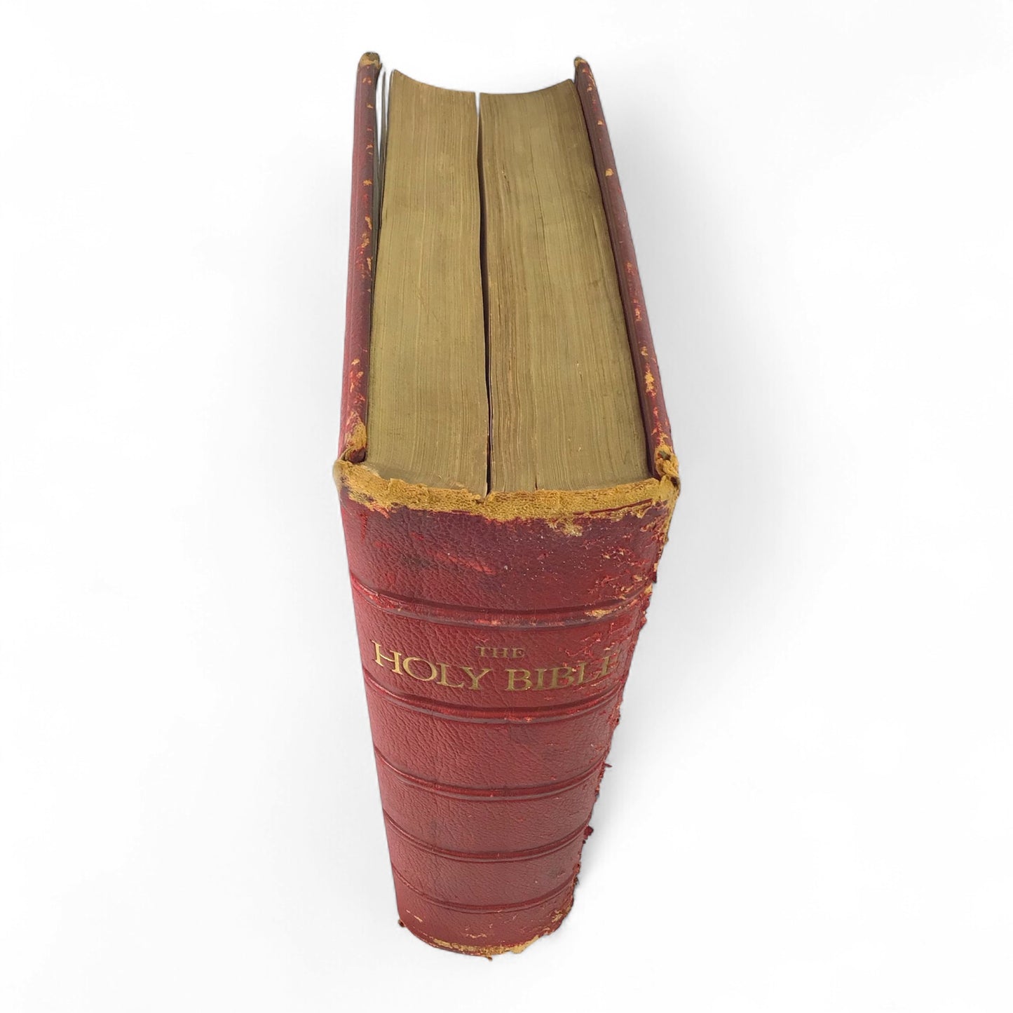 Monumental 1935 King James Oxford Lectern Bible Bruce Rogers Red Goatskin