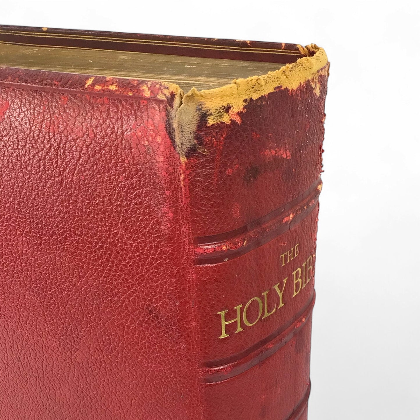 Monumental 1935 King James Oxford Lectern Bible Bruce Rogers Red Goatskin