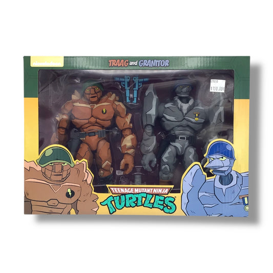 NECA - Traag & Granitor Action Figures | Teenage Mutant Ninja Turtles