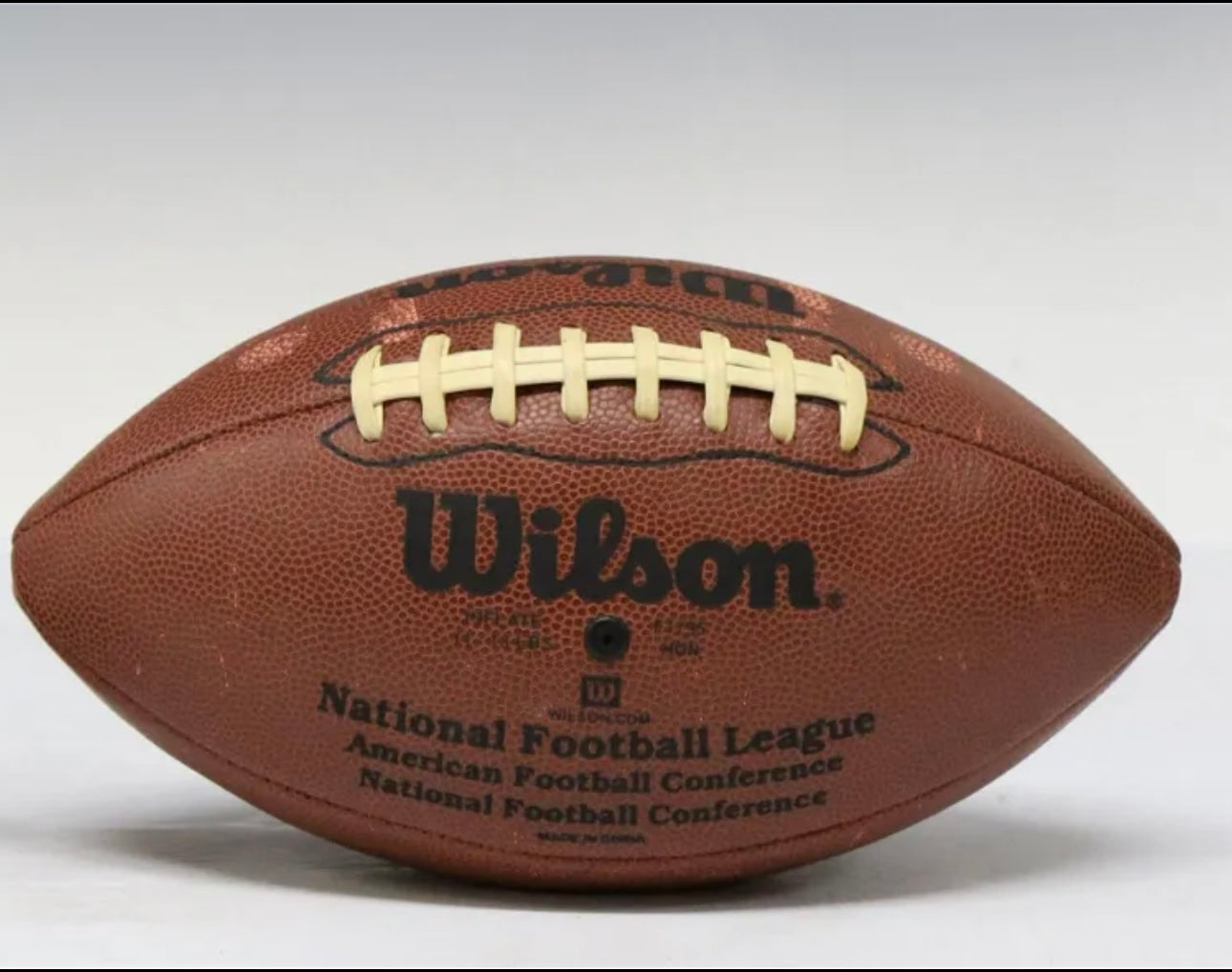 NFL Football Autographed By David Thomas Rose Bowl 2005