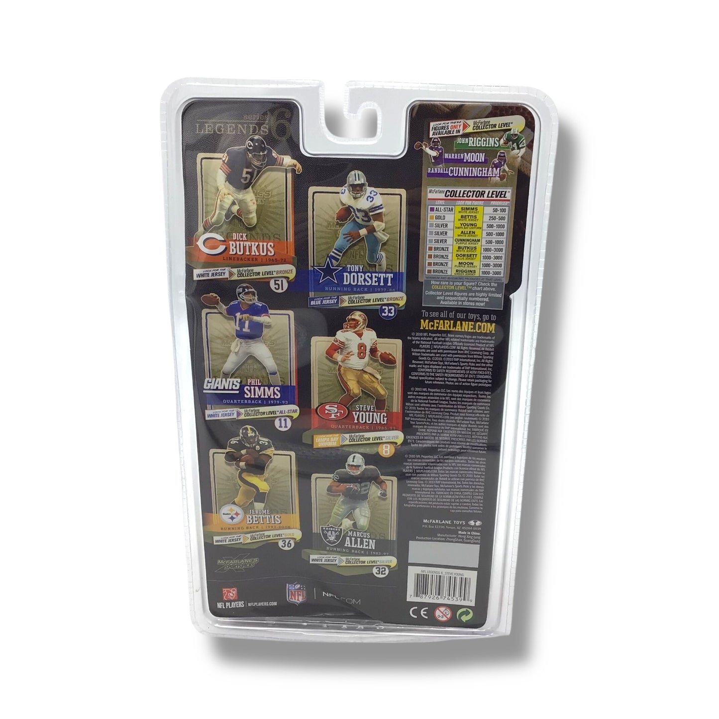 NFL Legends Series 6 - Steve Young Football Figure | San Fransisco 49ers