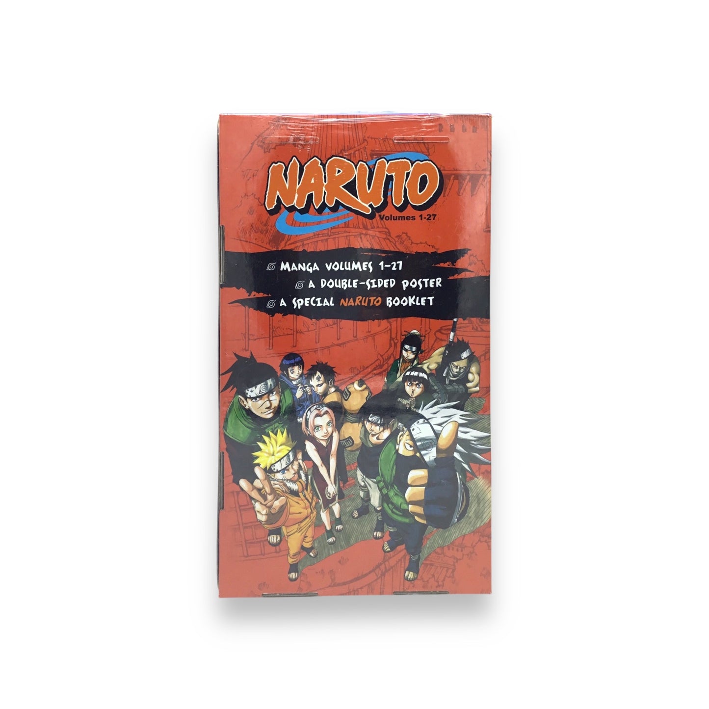 Naruto Vol. 1–27 Manga Box Set | Complete Collection w/ Double-Sided Poster & Special Naruto Booklet | Brand New & Sealed