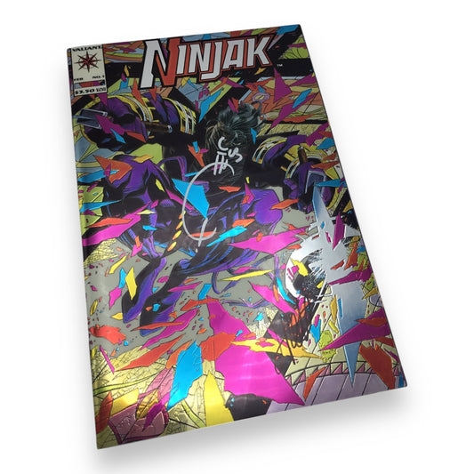 Ninjak #1 (1994, Valiant Comics) Signed by Joe Quesada