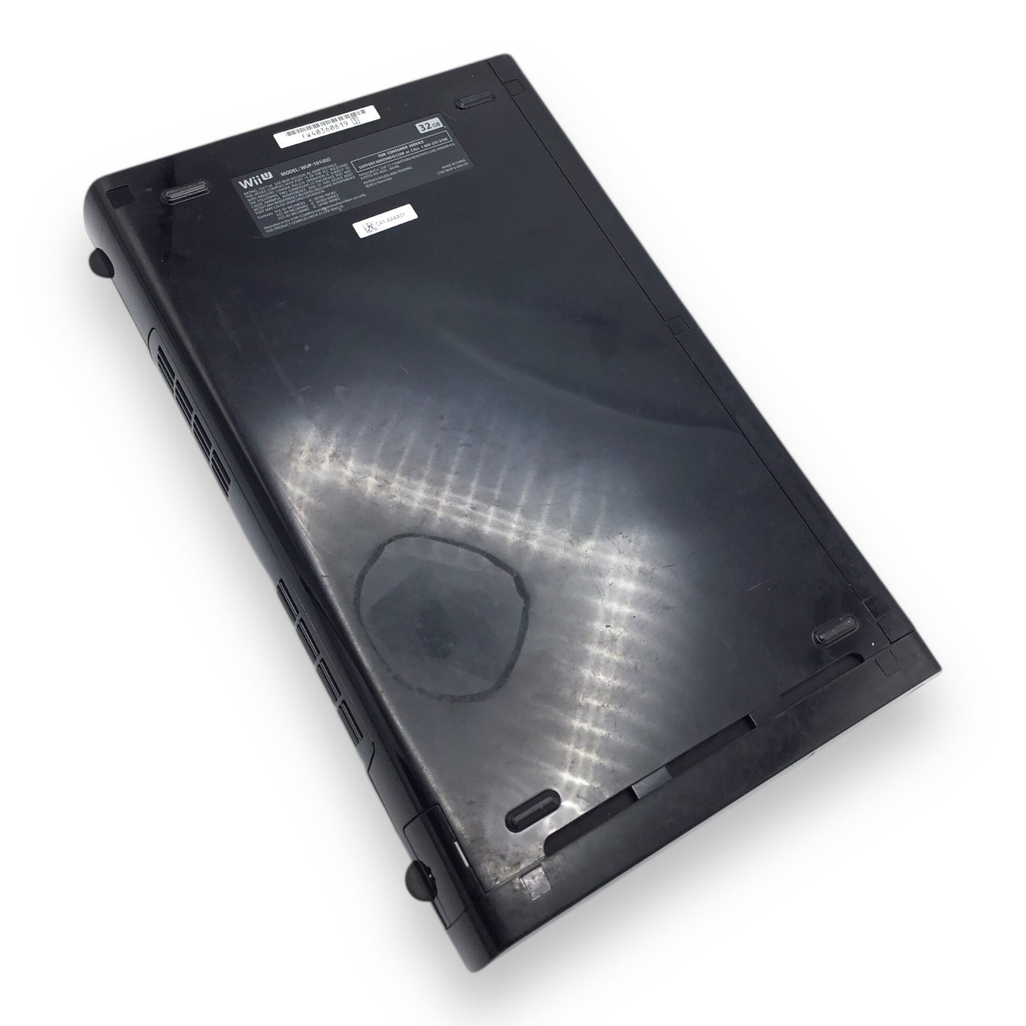 Nintendo Wii U Black Console w/ Standard Controller & Cables – Tested