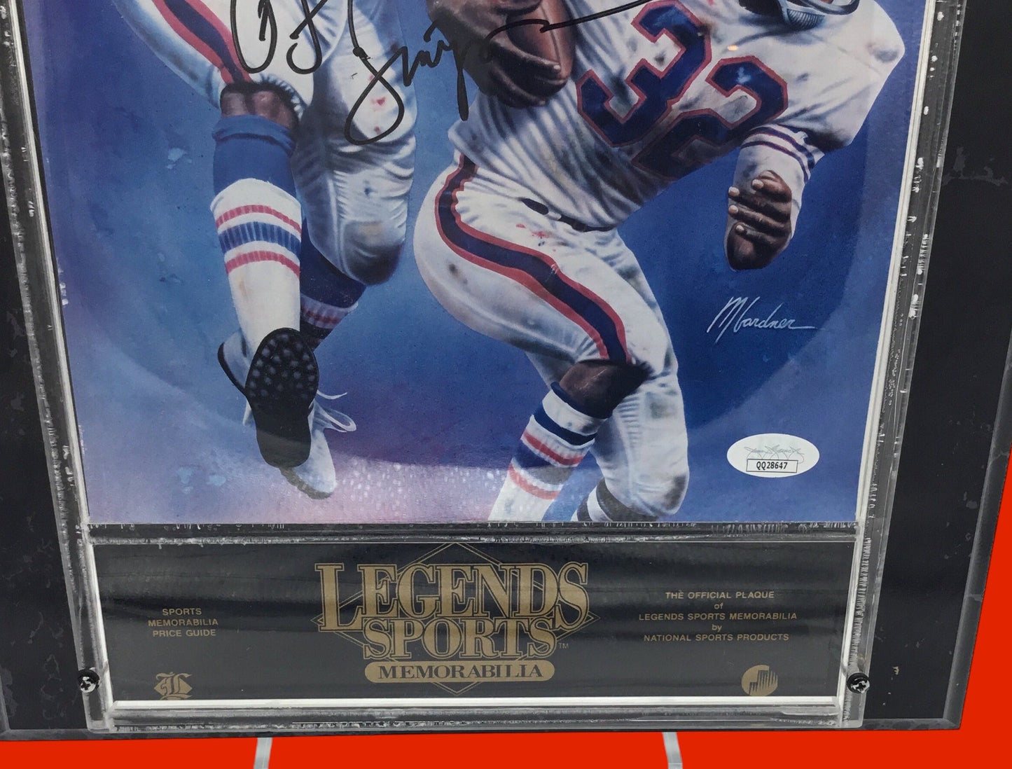 O.J. Simpson signed Legends Sports Magazine autograph JSA Certified