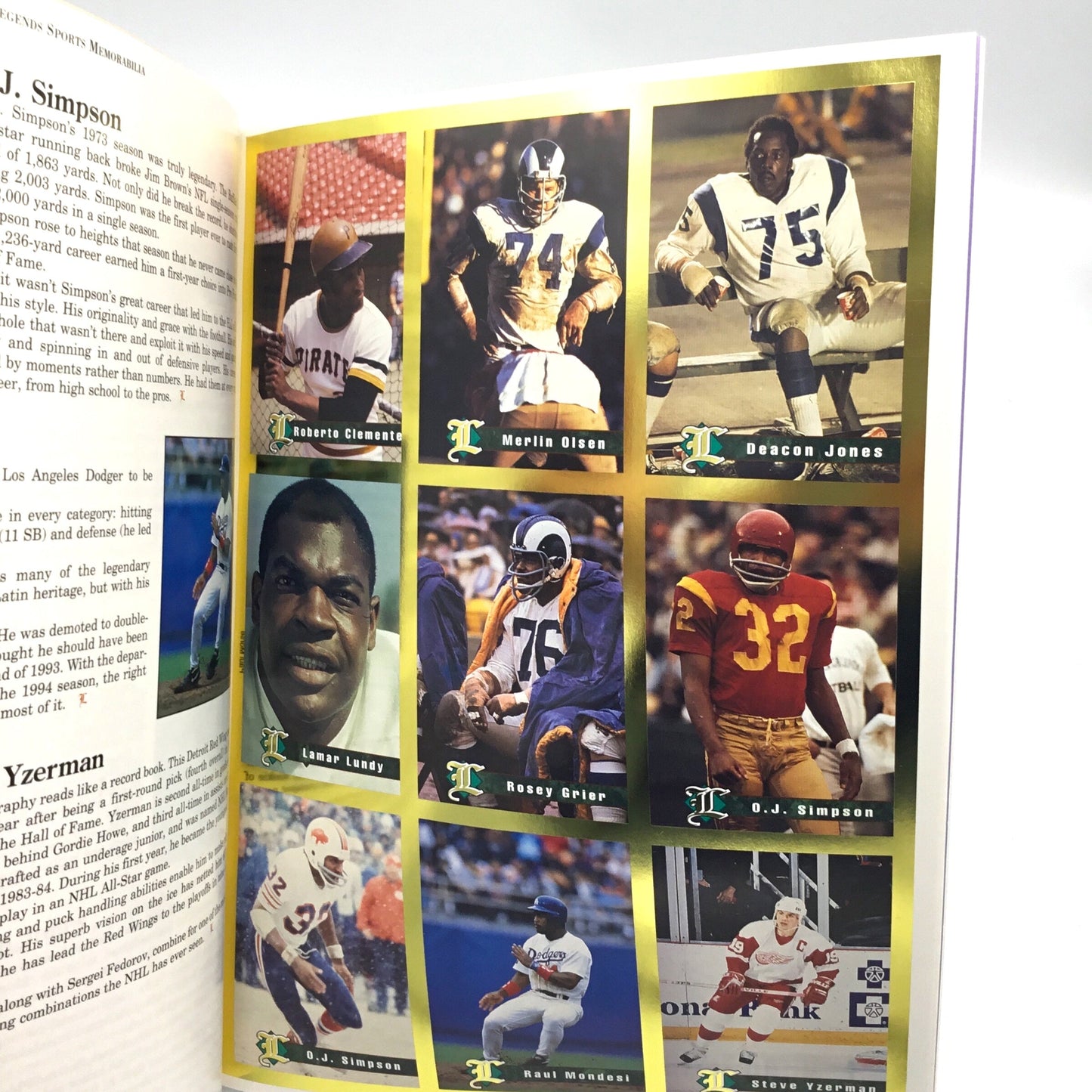 O.J. Simpson signed Legends Sports Magazine autograph JSA Certified