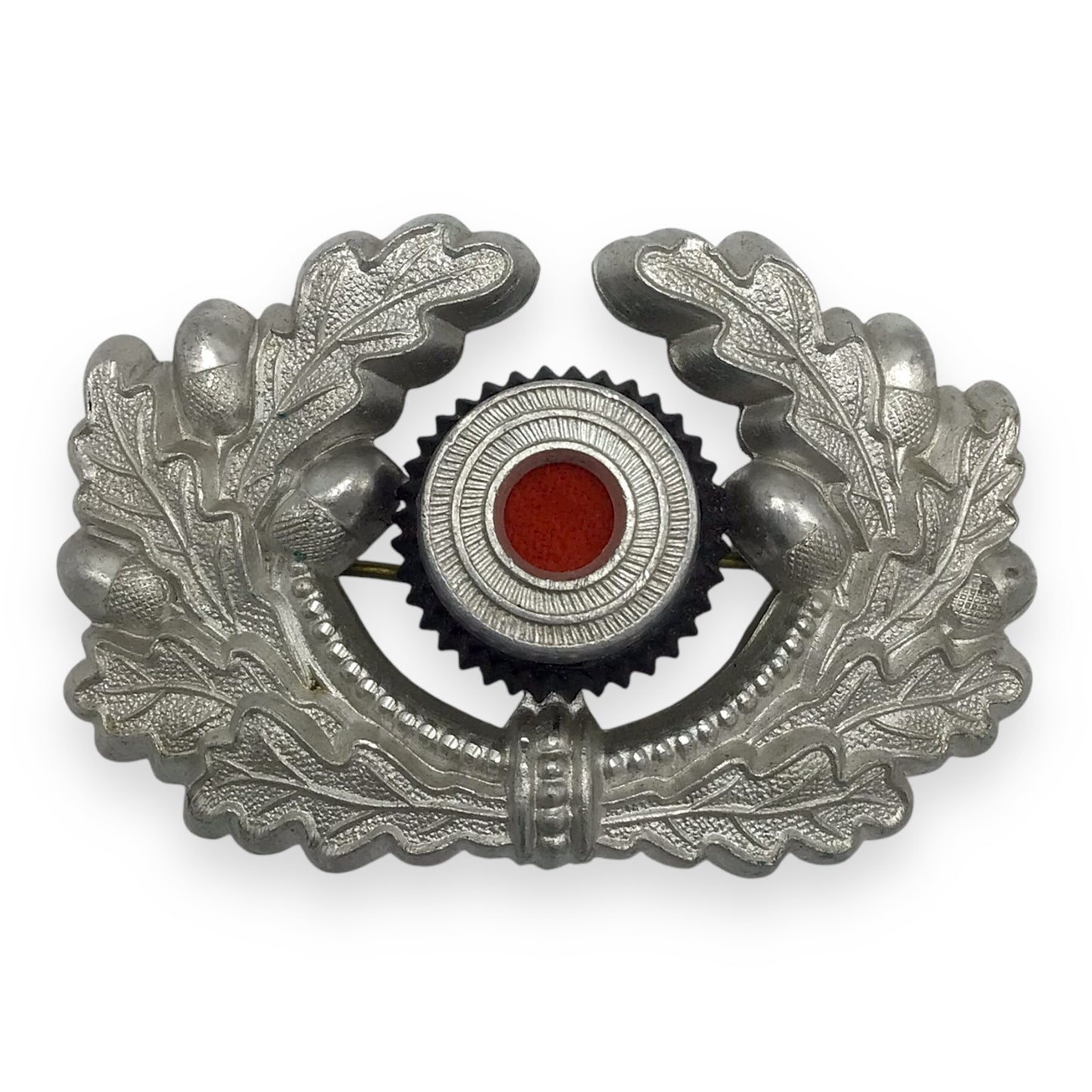 Original German WWII Army EM/NCO Cap Wreath & Cockade with Pins