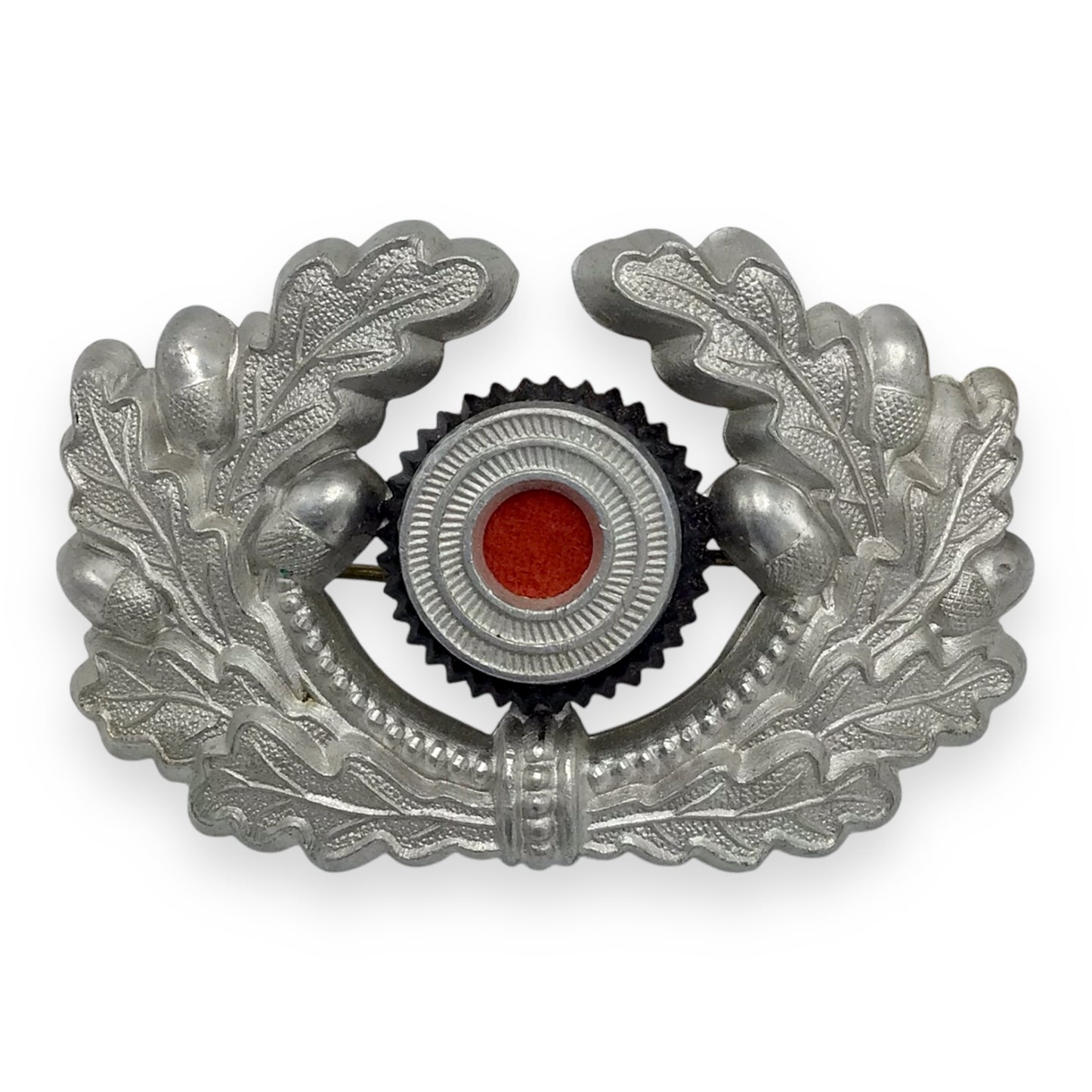 Original German WWII Army EM/NCO Cap Wreath & Cockade with Pins
