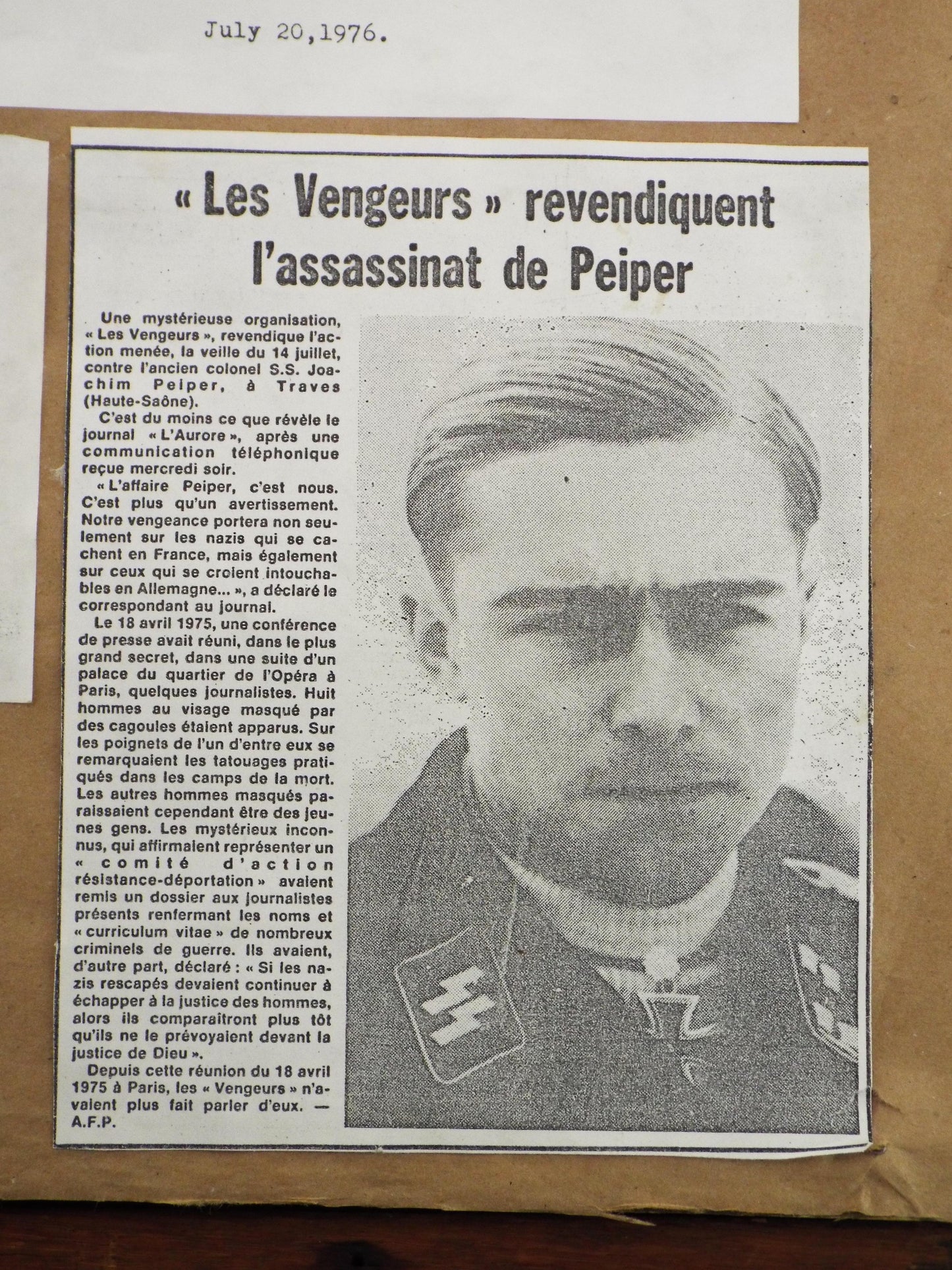 Original Oil Painting Of German Panzer Officer Colonel Joachim Peiper in front of German tanks - signed R. Klug - Post WWII