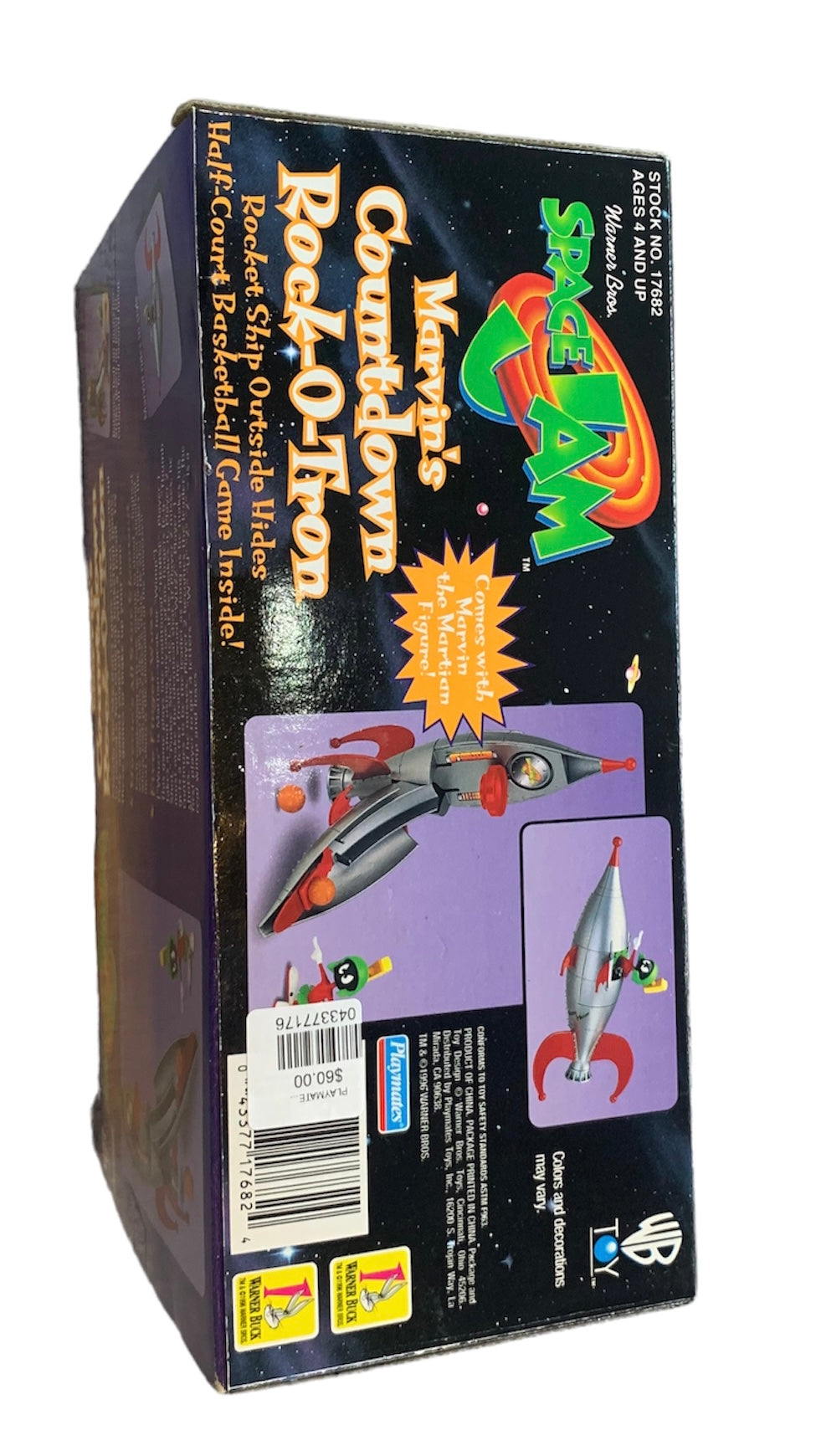 PLAYMATES SPACE JAM MARVIN’S COUNTDOWN ROCK-O-TRON PLAYSET MIB Michael Jordan