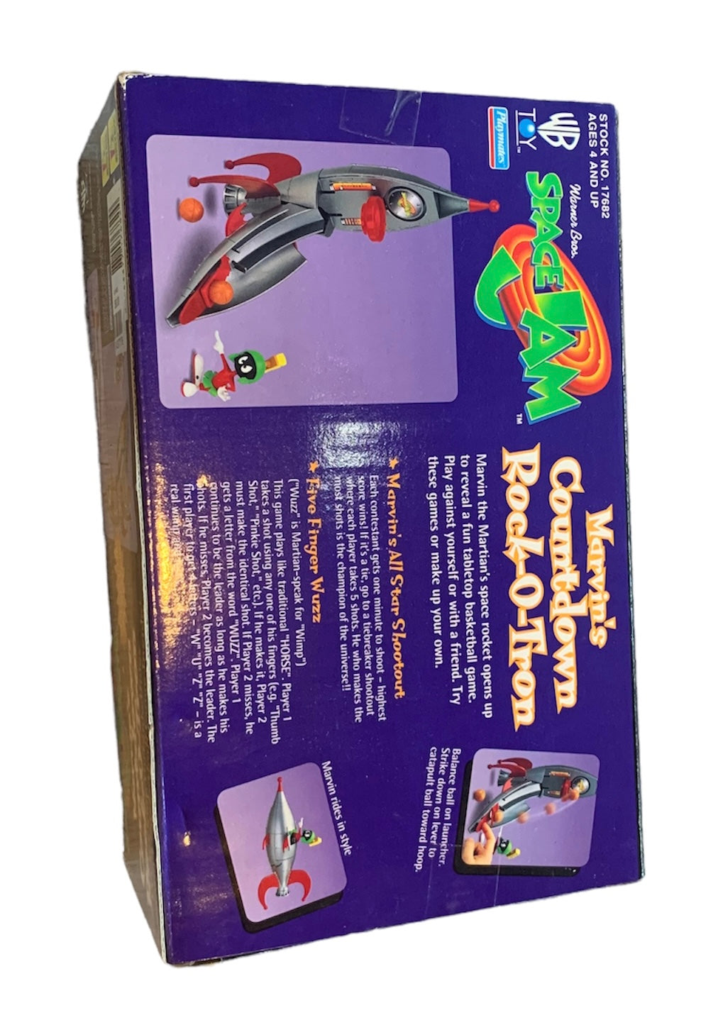 PLAYMATES SPACE JAM MARVIN’S COUNTDOWN ROCK-O-TRON PLAYSET MIB Michael Jordan
