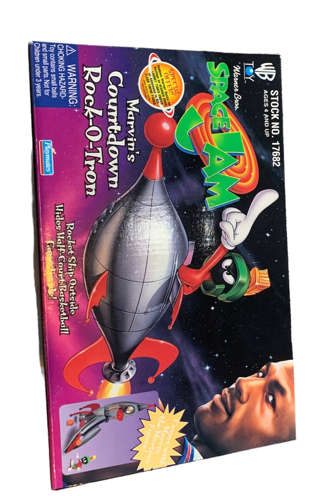 PLAYMATES SPACE JAM MARVIN’S COUNTDOWN ROCK-O-TRON PLAYSET MIB Michael Jordan