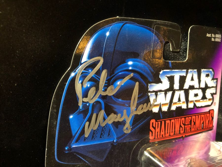 Peter Mayhew autographed Chewbacca action figure w/ JSA certification