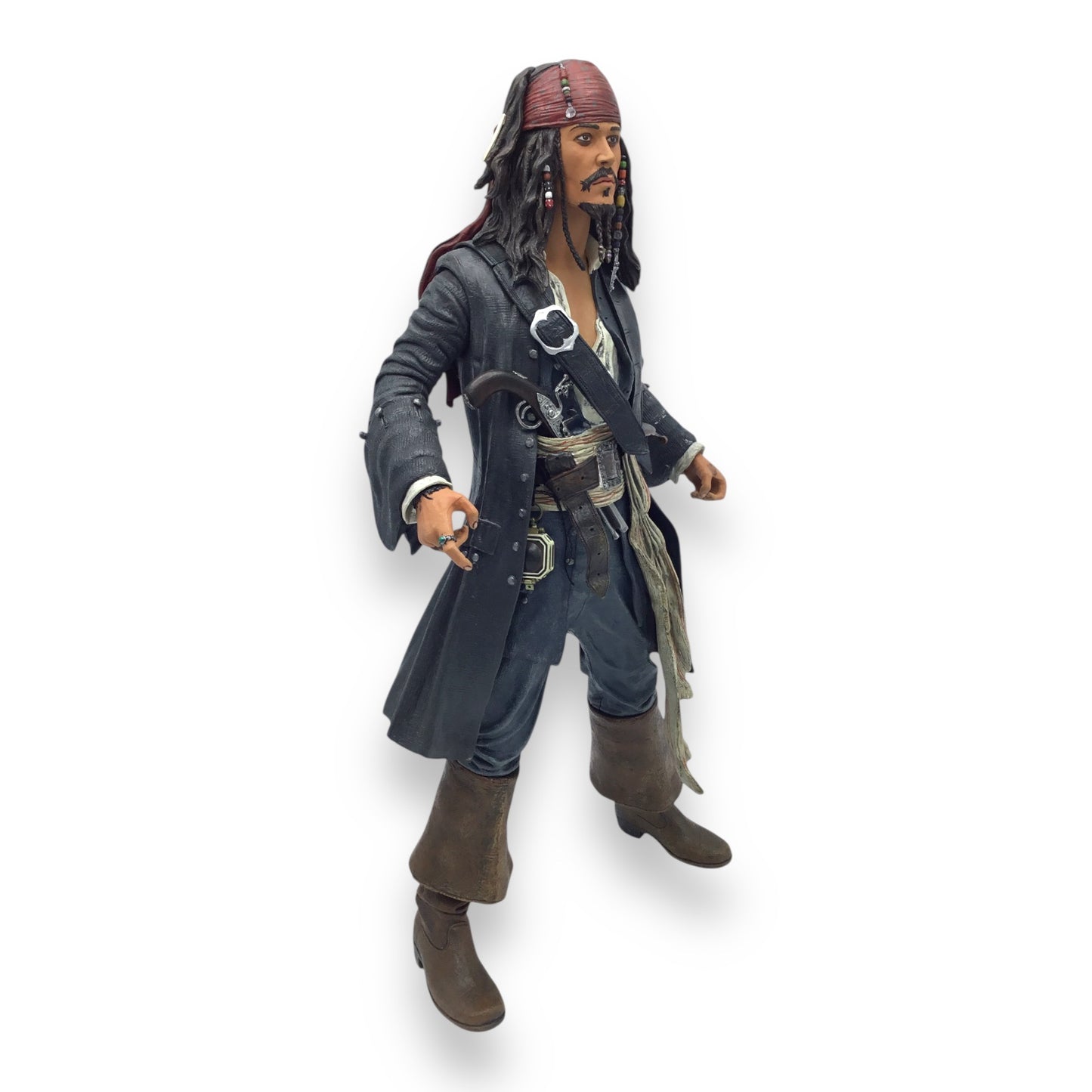 Pirates of the Caribbean Curse of the Black Pearl Capt. Jack Sparrow 18" Talking Figure NECA