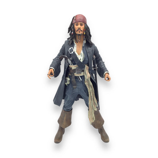 Pirates of the Caribbean Curse of the Black Pearl Capt. Jack Sparrow 18" Talking Figure NECA