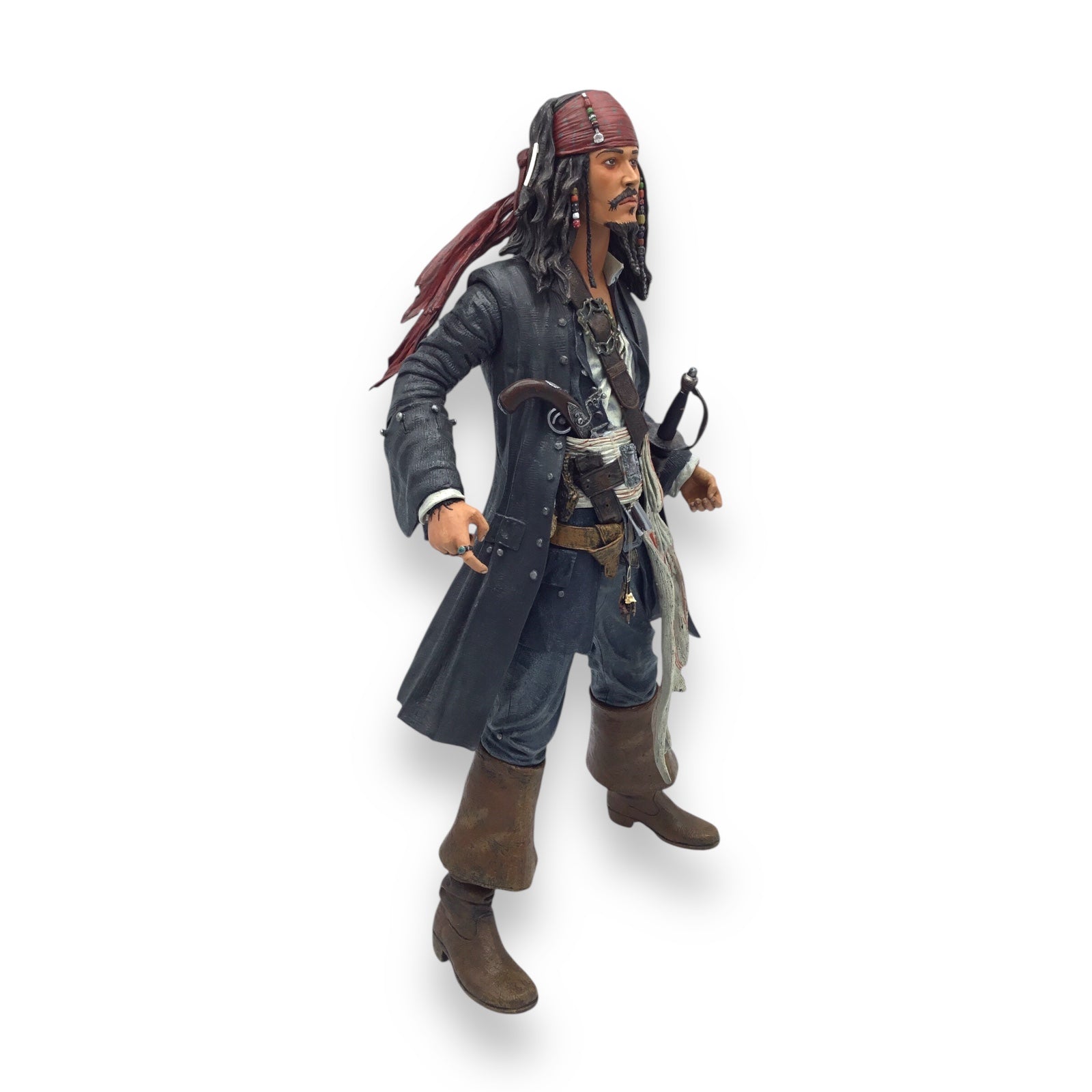 Pirates of the Caribbean Dead Man's Chest Capt. Jack Sparrow 18" Talking Figure NECA