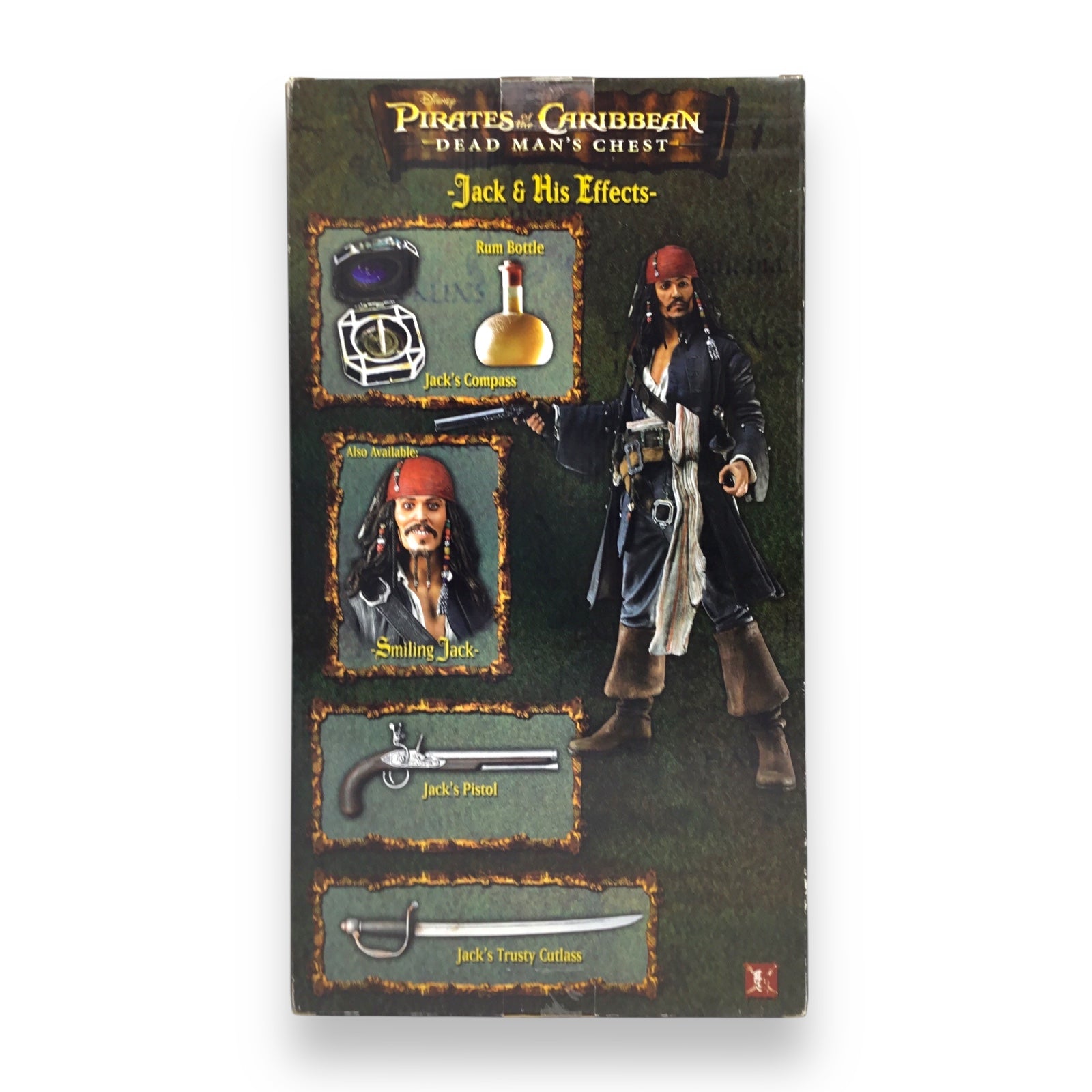 Pirates of the Caribbean Dead Man's Chest Capt. Jack Sparrow 18" Talking Figure NECA