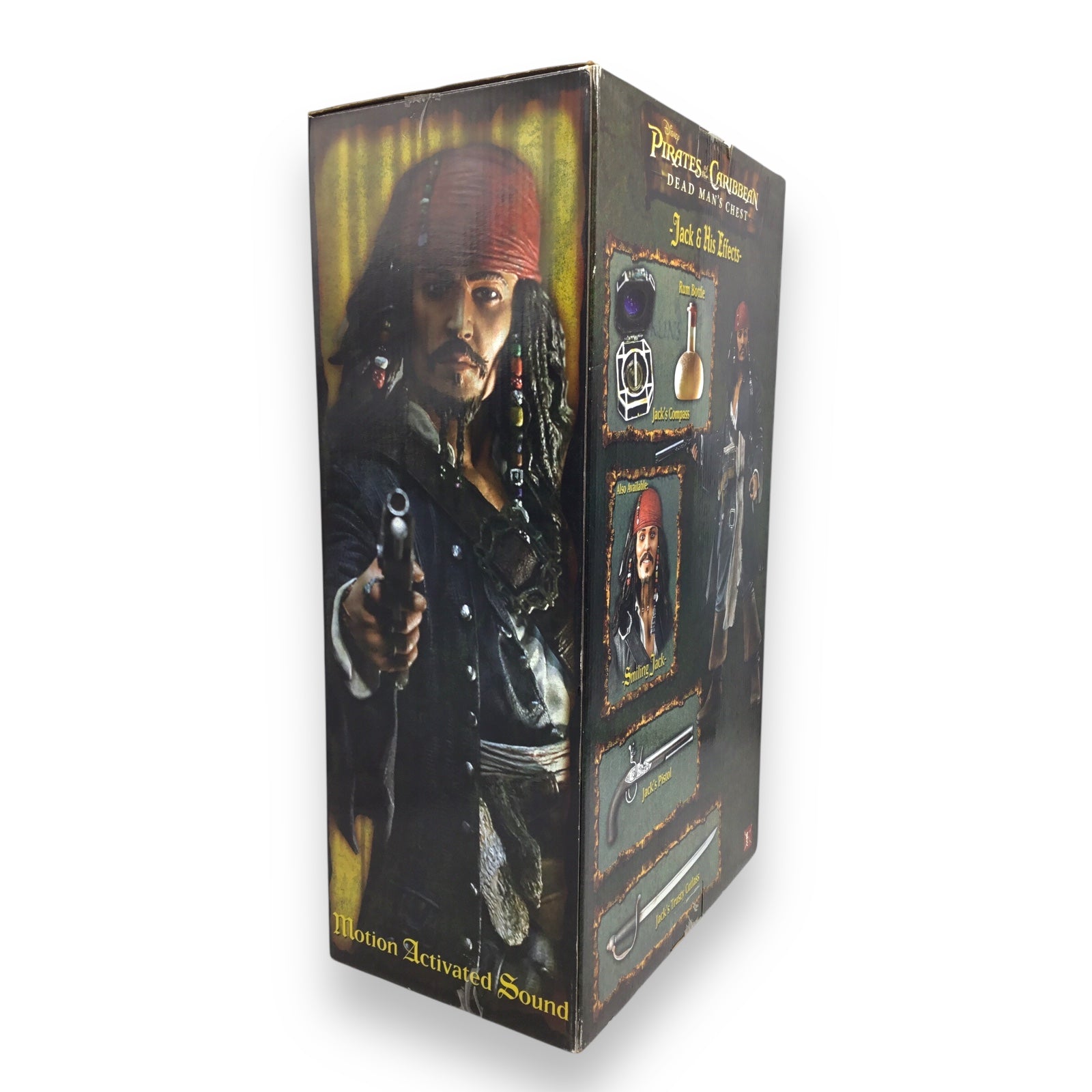 Pirates of the Caribbean Dead Man's Chest Capt. Jack Sparrow 18" Talking Figure NECA