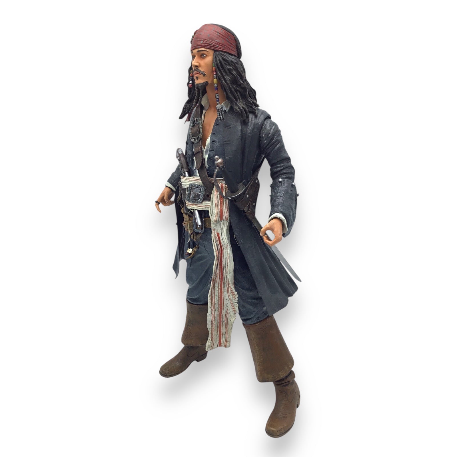Pirates of the Caribbean Dead Man's Chest Capt. Jack Sparrow 18" Talking Figure NECA