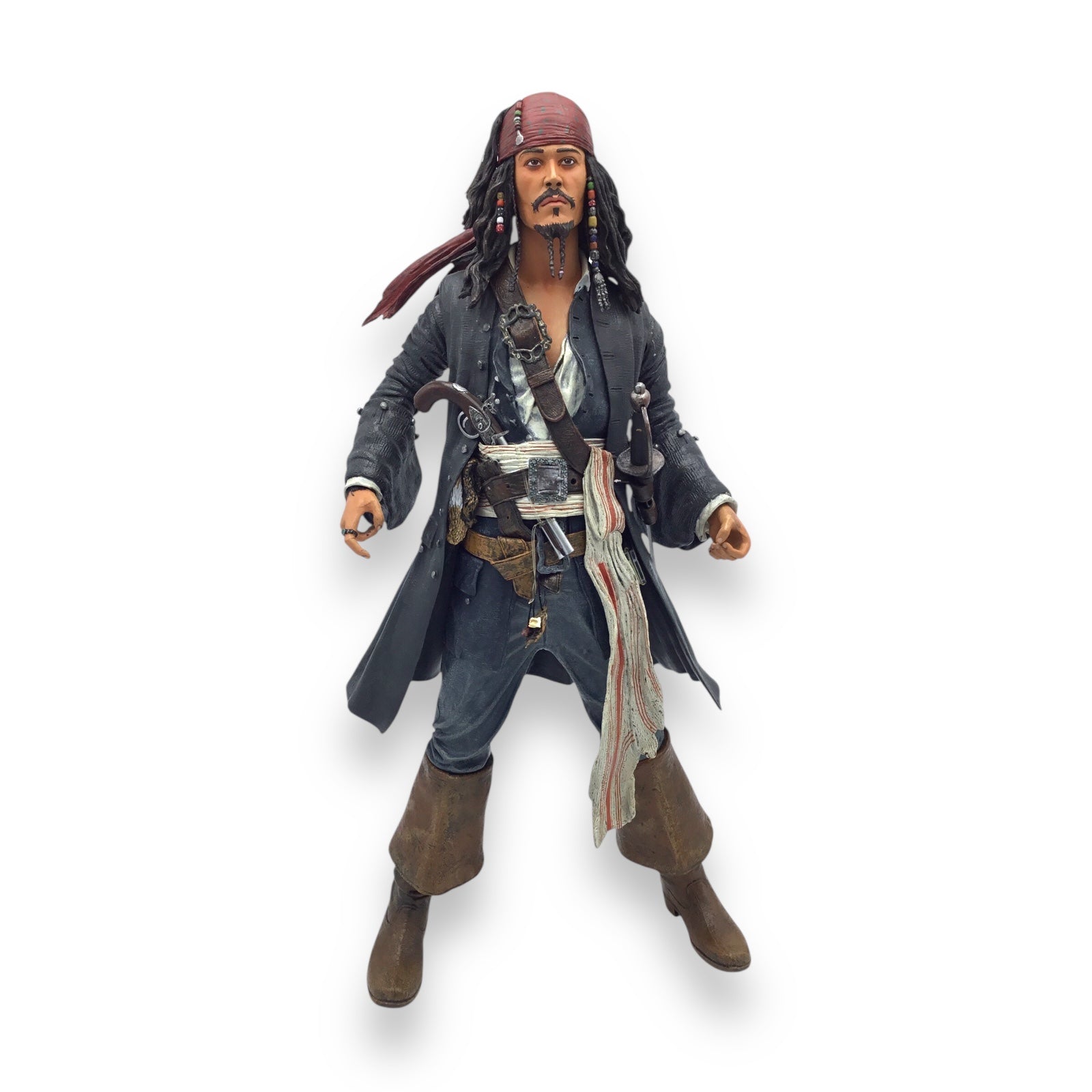 Pirates of the Caribbean Dead Man's Chest Capt. Jack Sparrow 18" Talking Figure NECA
