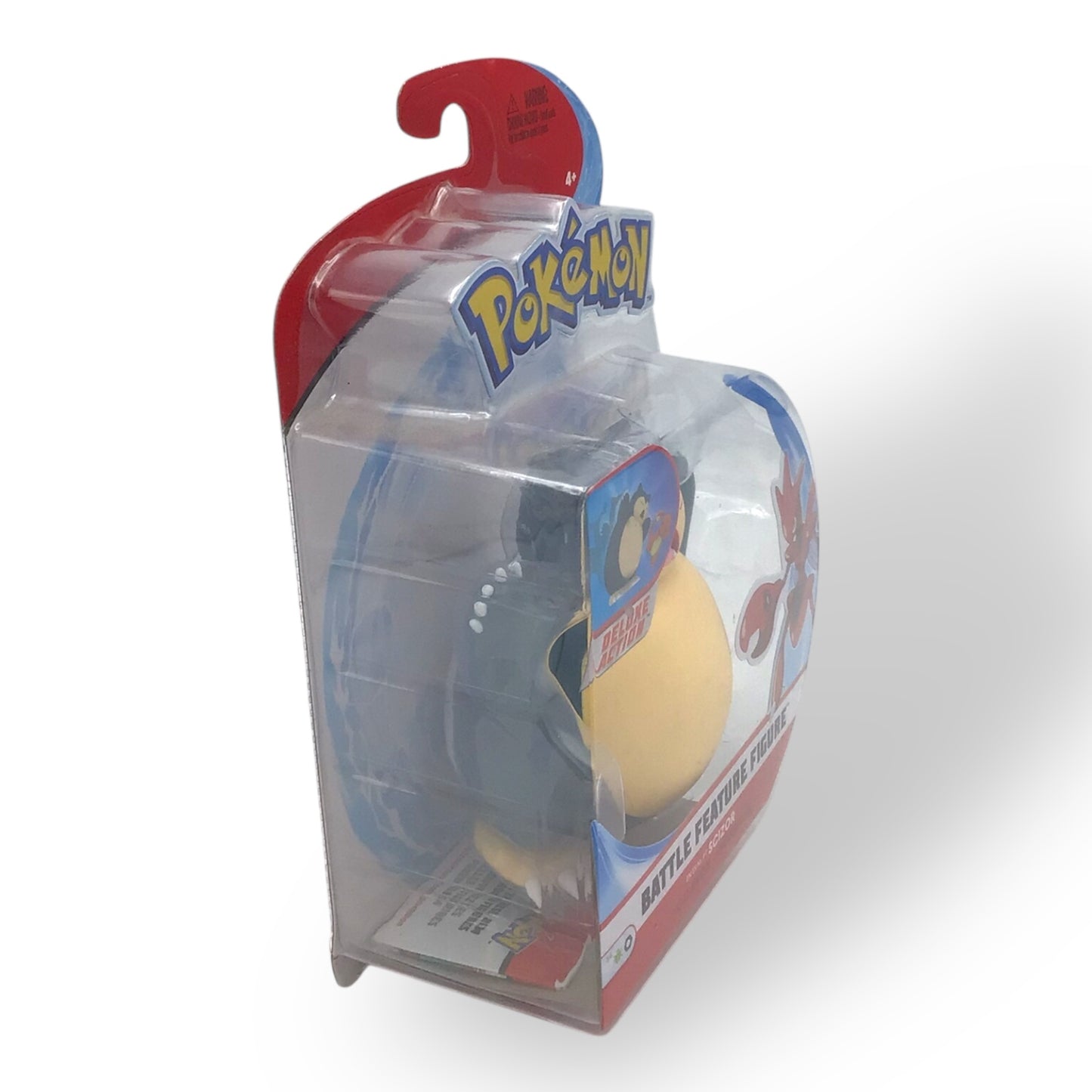 Pokémon Deluxe Action Battle Feature Snorlax Figurine; Misprint Packaging ft. Scizor
