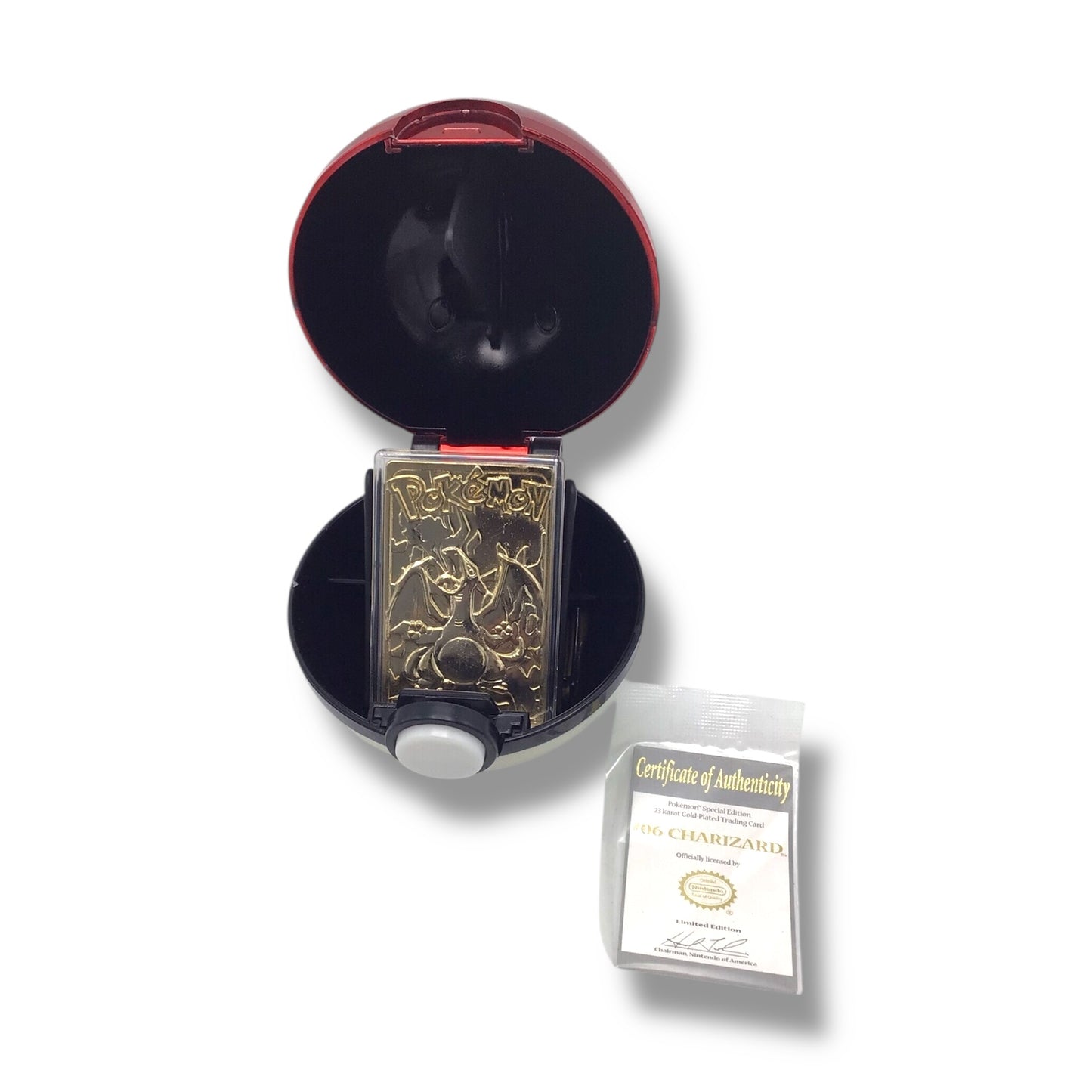 Pokémon - Limited Edition 23K Gold-Plated Trading Card | Charizard (#6)