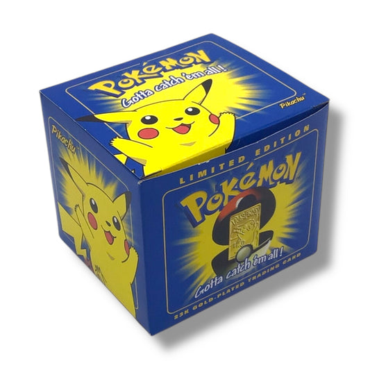 Pokémon - Limited Edition 23K Gold-Plated Trading Card | Pikachu (#25)