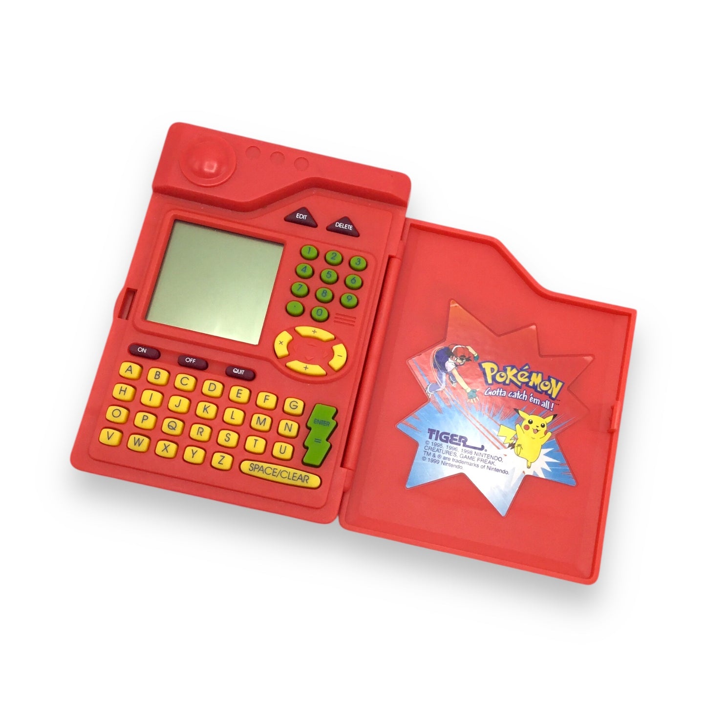 Pokemon Pokedex Handheld Toy Tiger Electronics 1998 Works