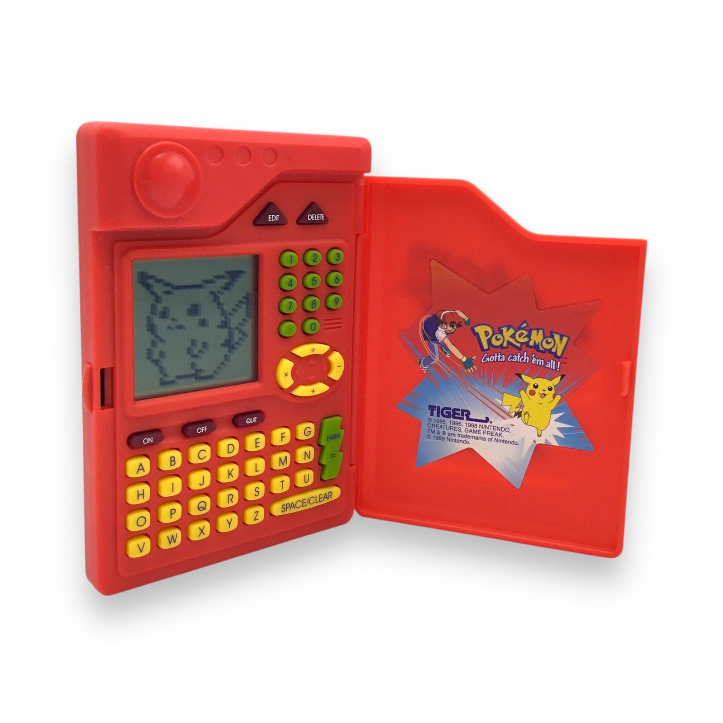 Pokemon Pokedex Handheld Toy Tiger Electronics 1998 Works